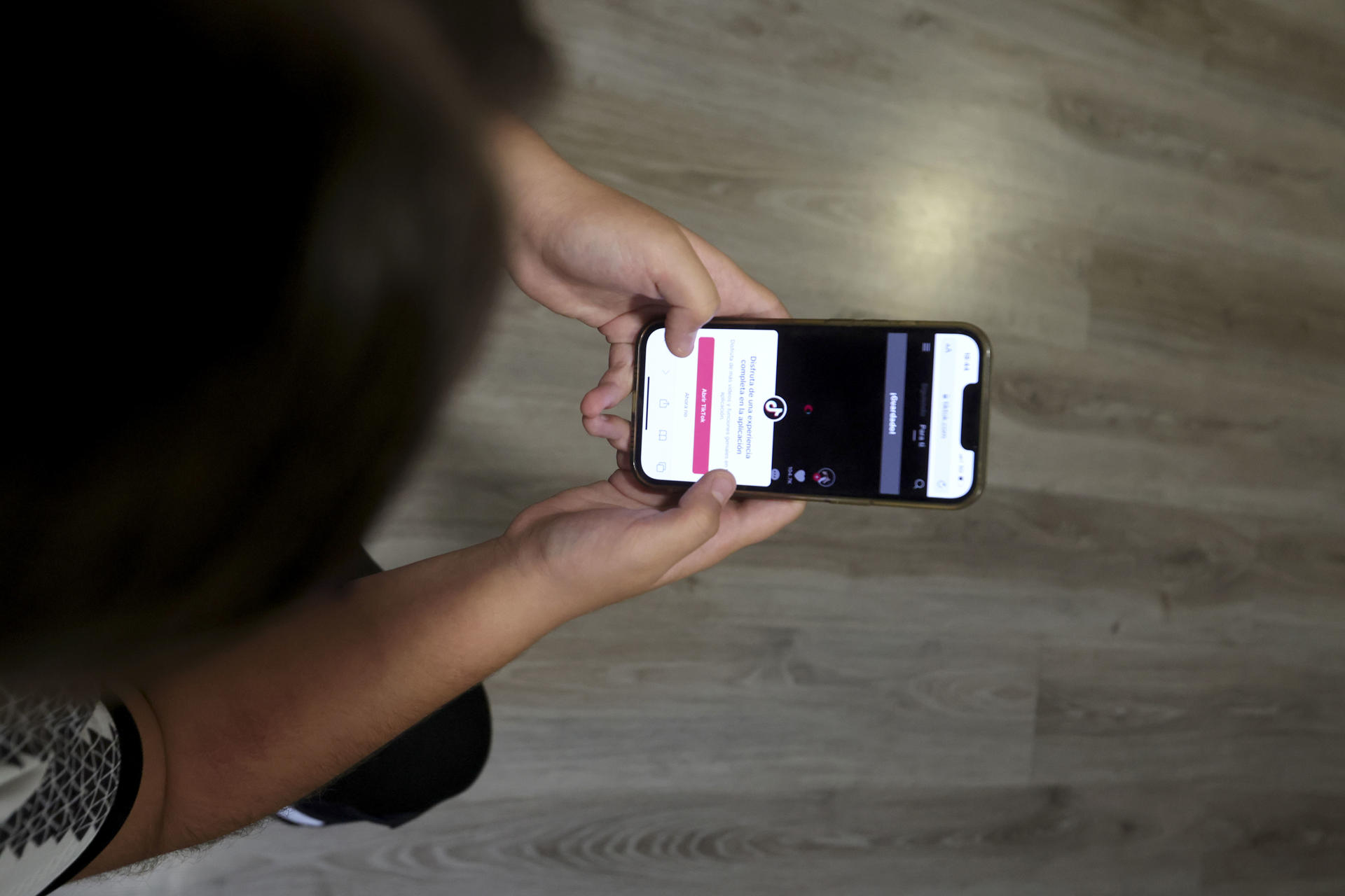 Una chica consulta su teléfono móvil en una imagen de archivo. EFE/ J.M. García