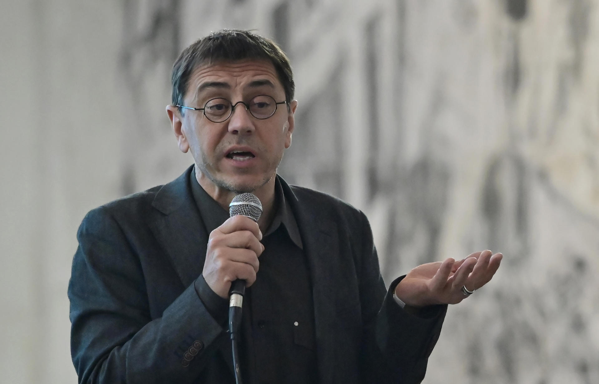 El cofundador de Podemos Juan Carlos Monedero en una imagen de archivo. EFE/ Matías Martín Campaya