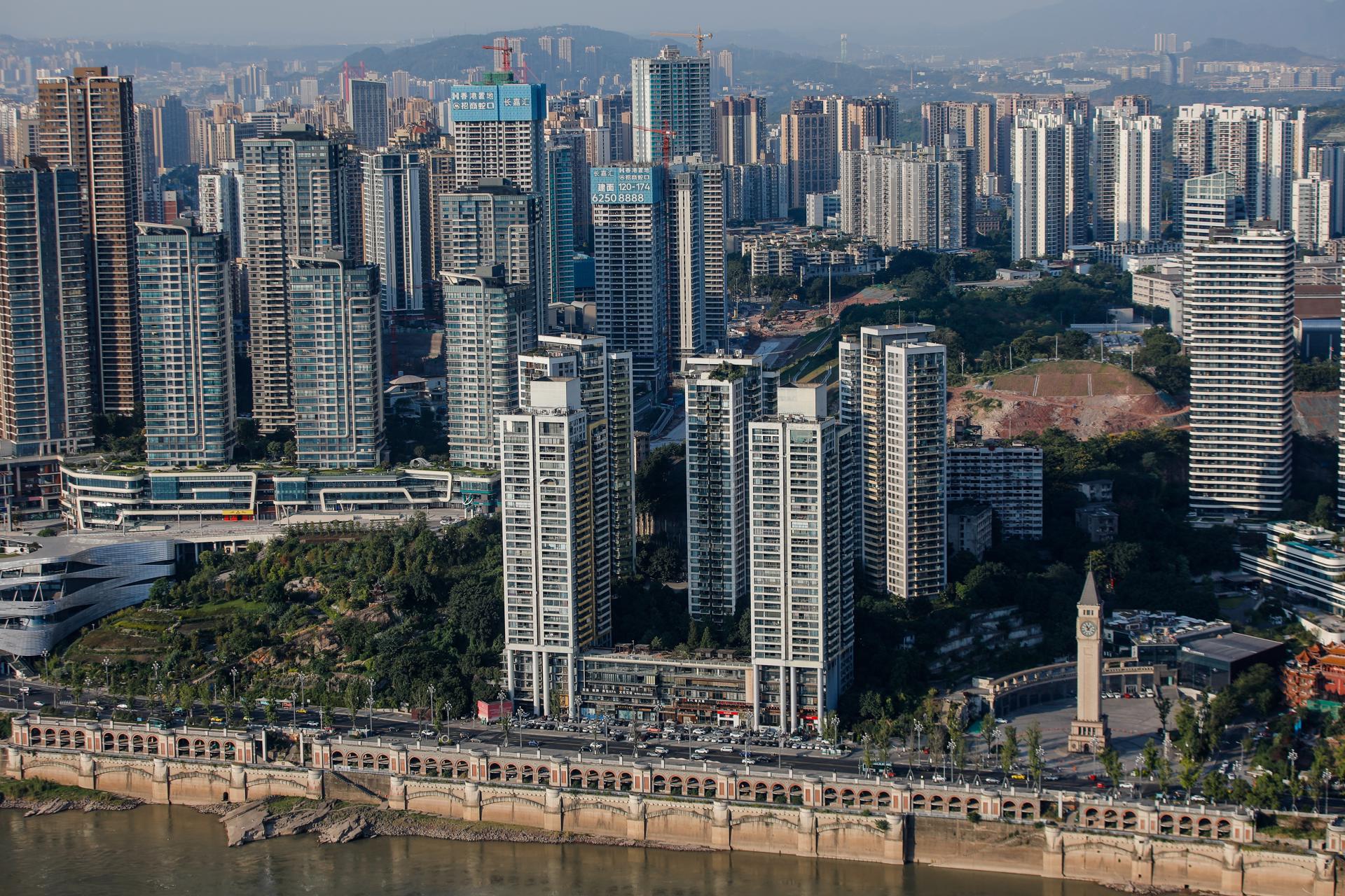 Foto de archivo de una vista general de la ciudad de Chongqing, China. EFE/EPA/WU HAO