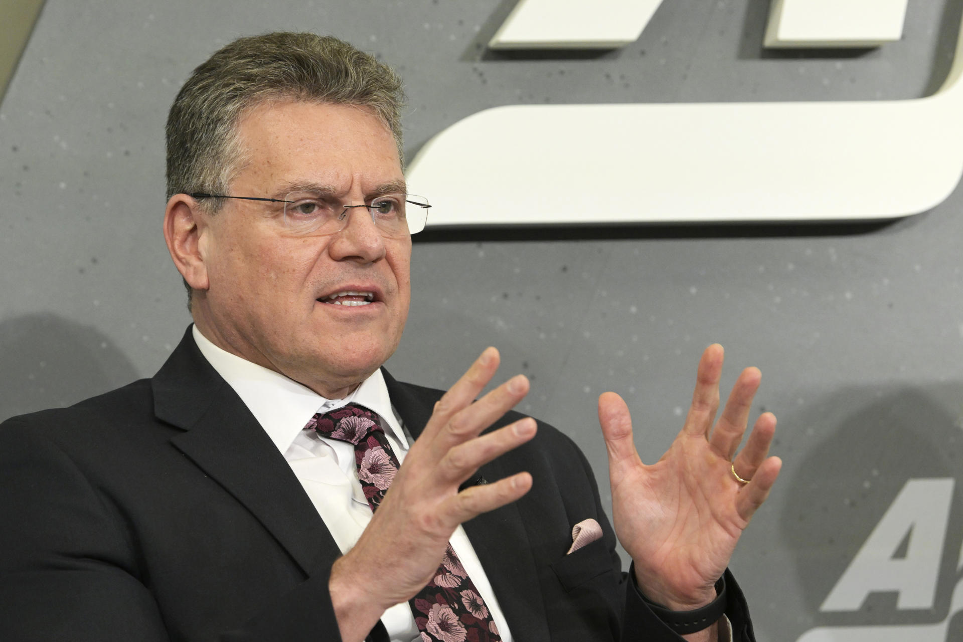 El comisario europeo de Comercio, Maros Sefcovic, en una foto de archivo. EFE/ Lenin Nolly