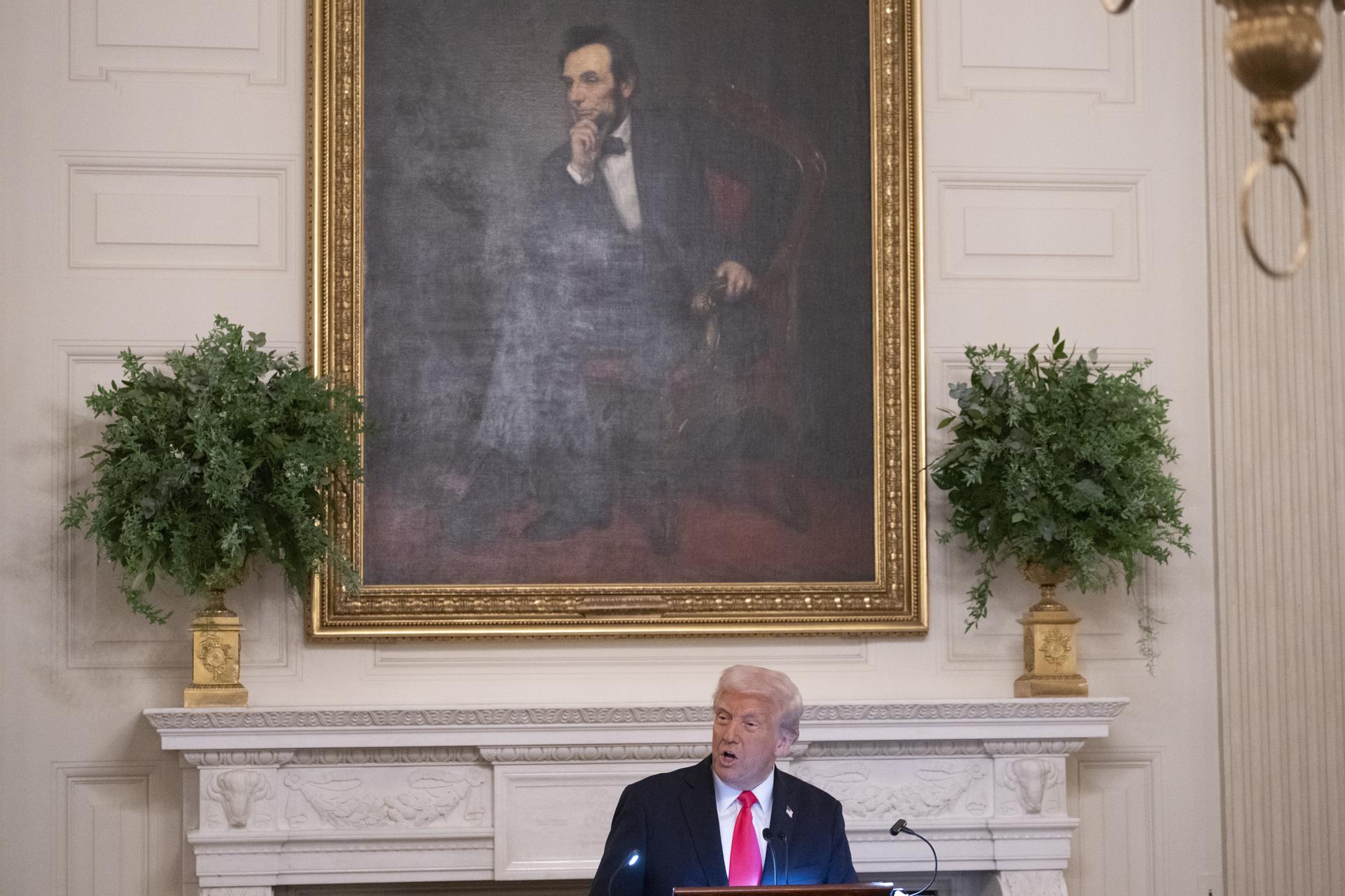 El presidente de Estados Unidos, Donald Trump. EFE/Chris Kleponis