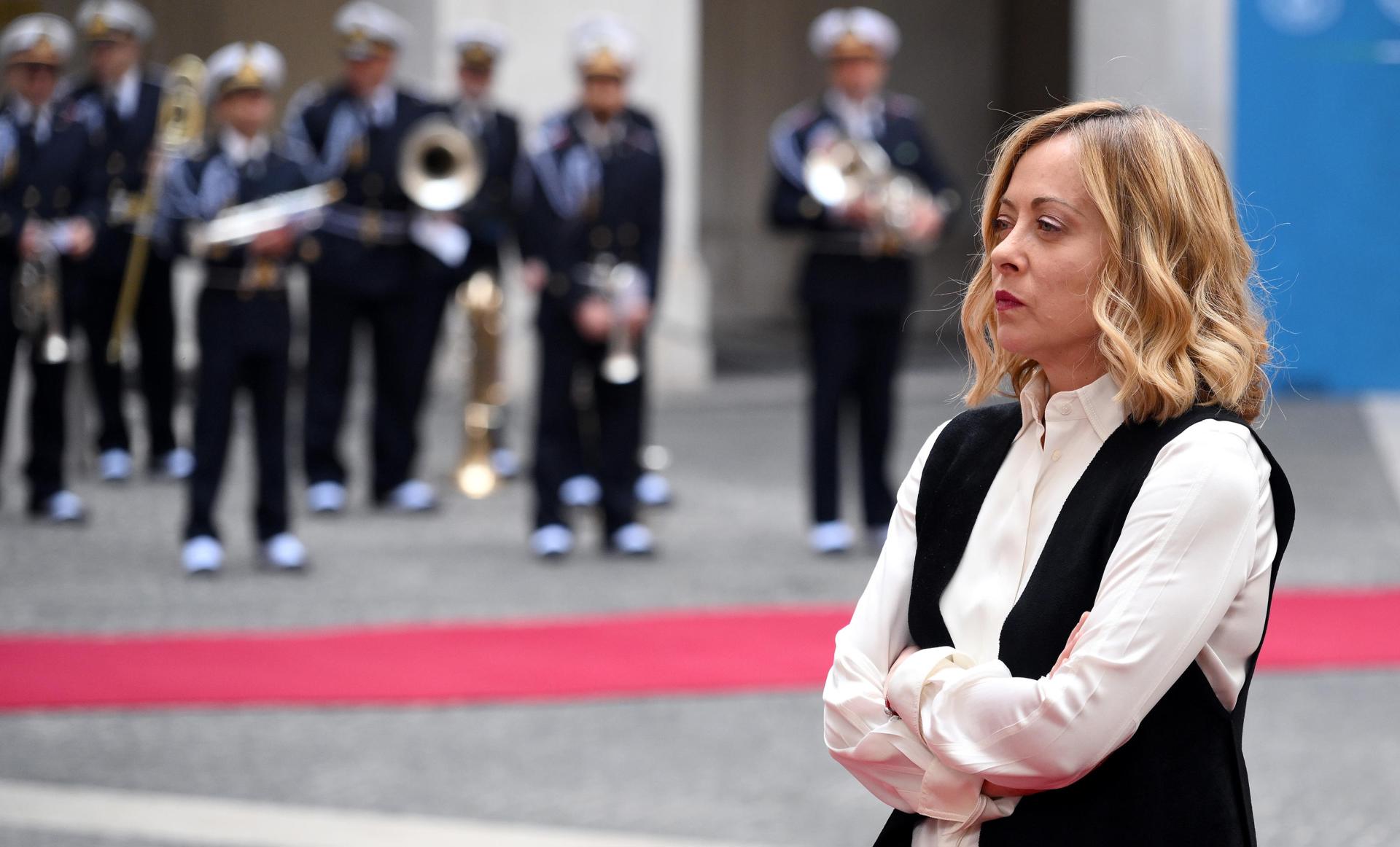 La primera ministra italiana Giorgia Meloni. EFE/EPA/ETTORE FERRARI