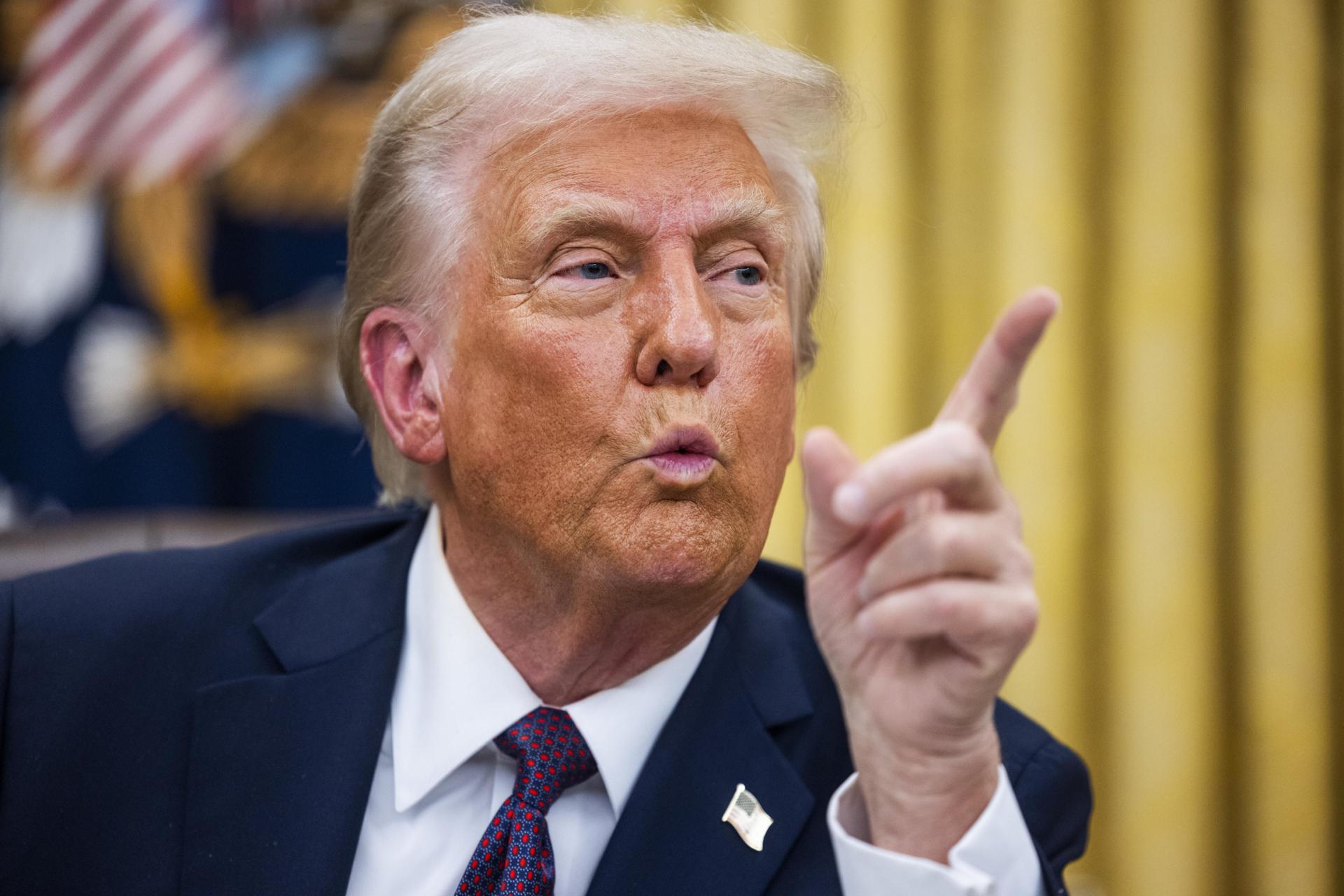 El presidente de Estados Unidos, Donald Trump. EFE/Jim Lo Scalzo