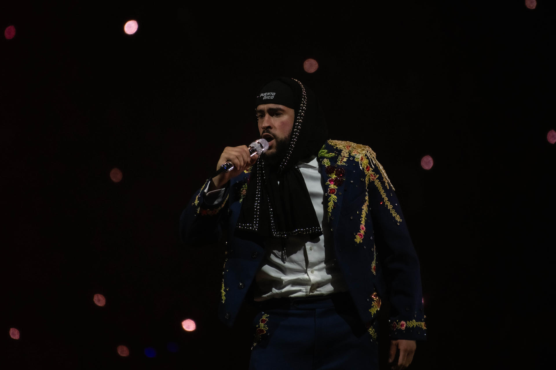 Fotografía de archivo en donde se ve al cantante puertorriqueño Bad Bunny. EFE/Enid M. Salgado Mercado