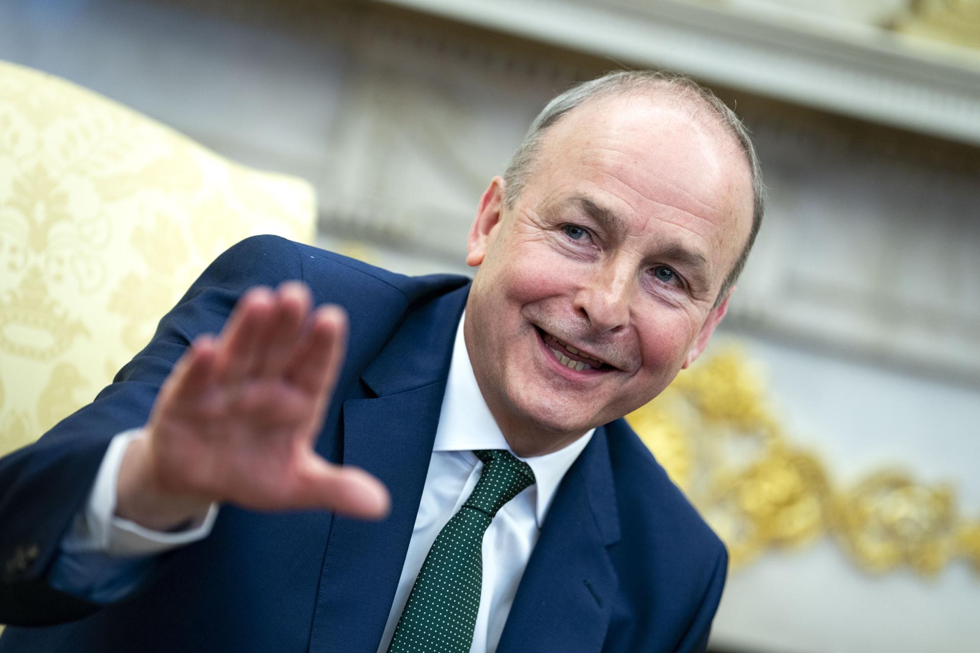 Foto de archivo del primer ministro de Irlanda, Micheàl Martin. EFE/EPA/BONNIE CASH / POOL