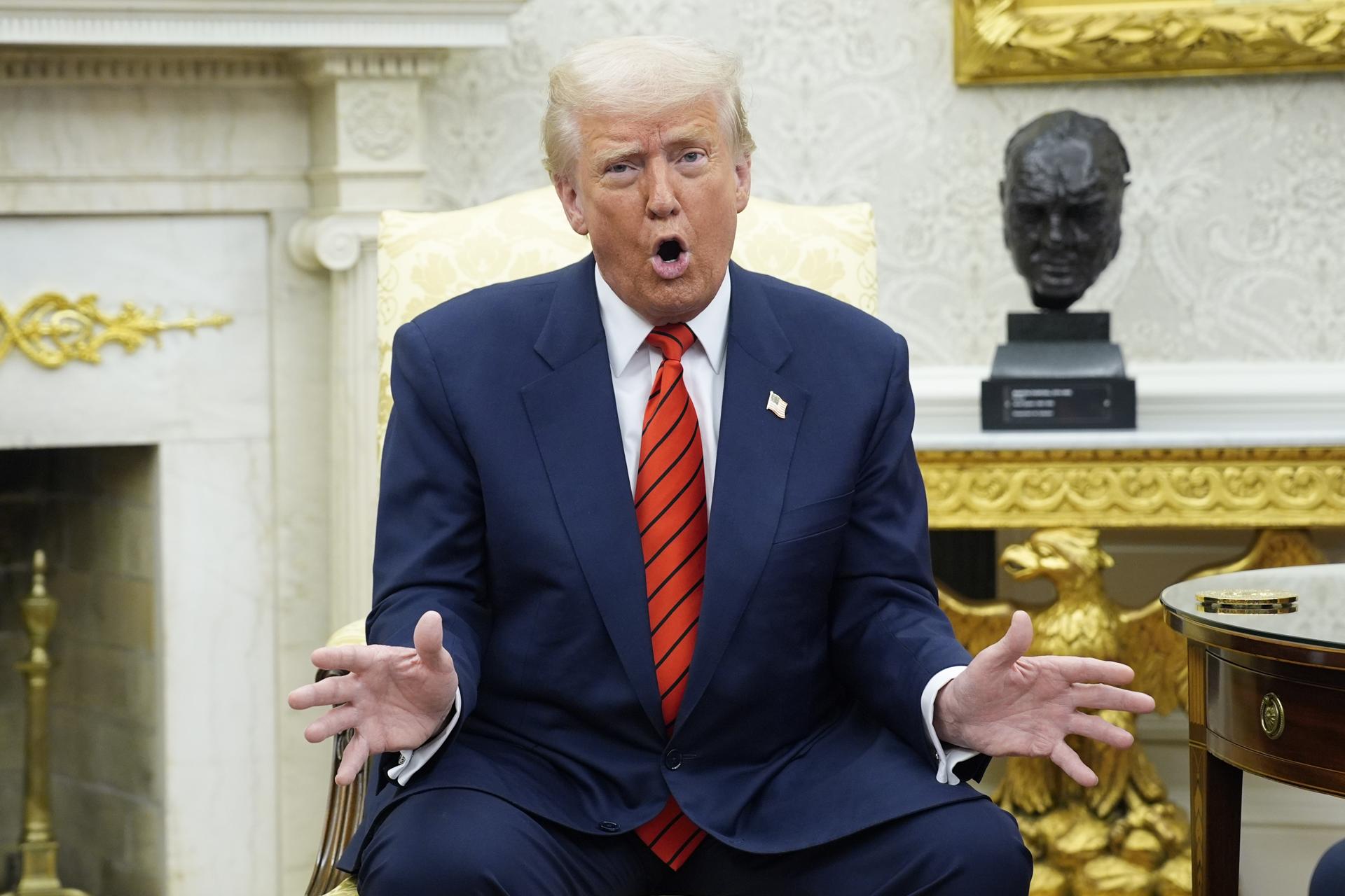 Foto de archivo del presidente de EE.UU. Donald Trump. EFE/EPA/YURI GRIPAS / POOL