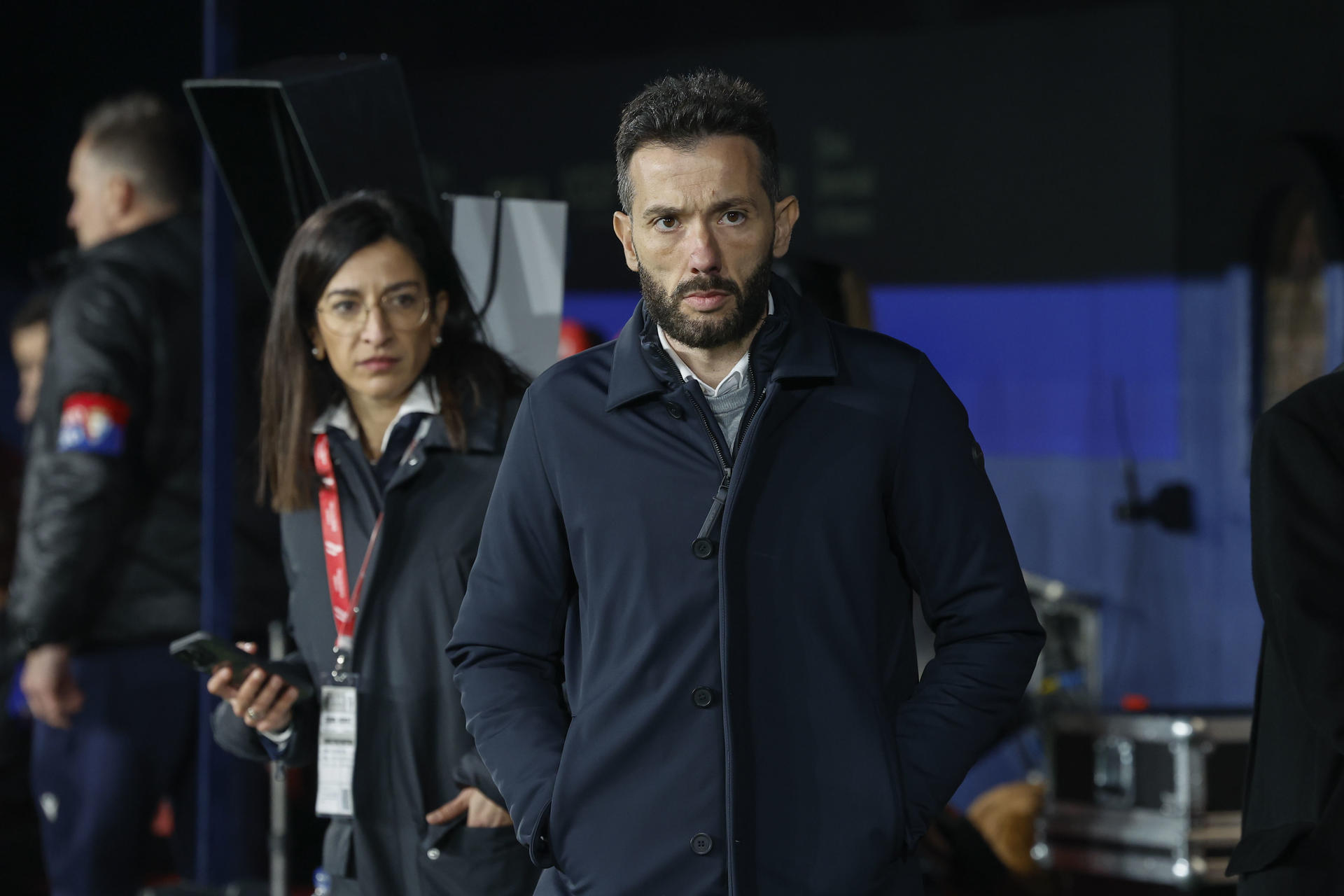 El entrenador del Valencia, Carlos Corberán. EFE/ Villar López