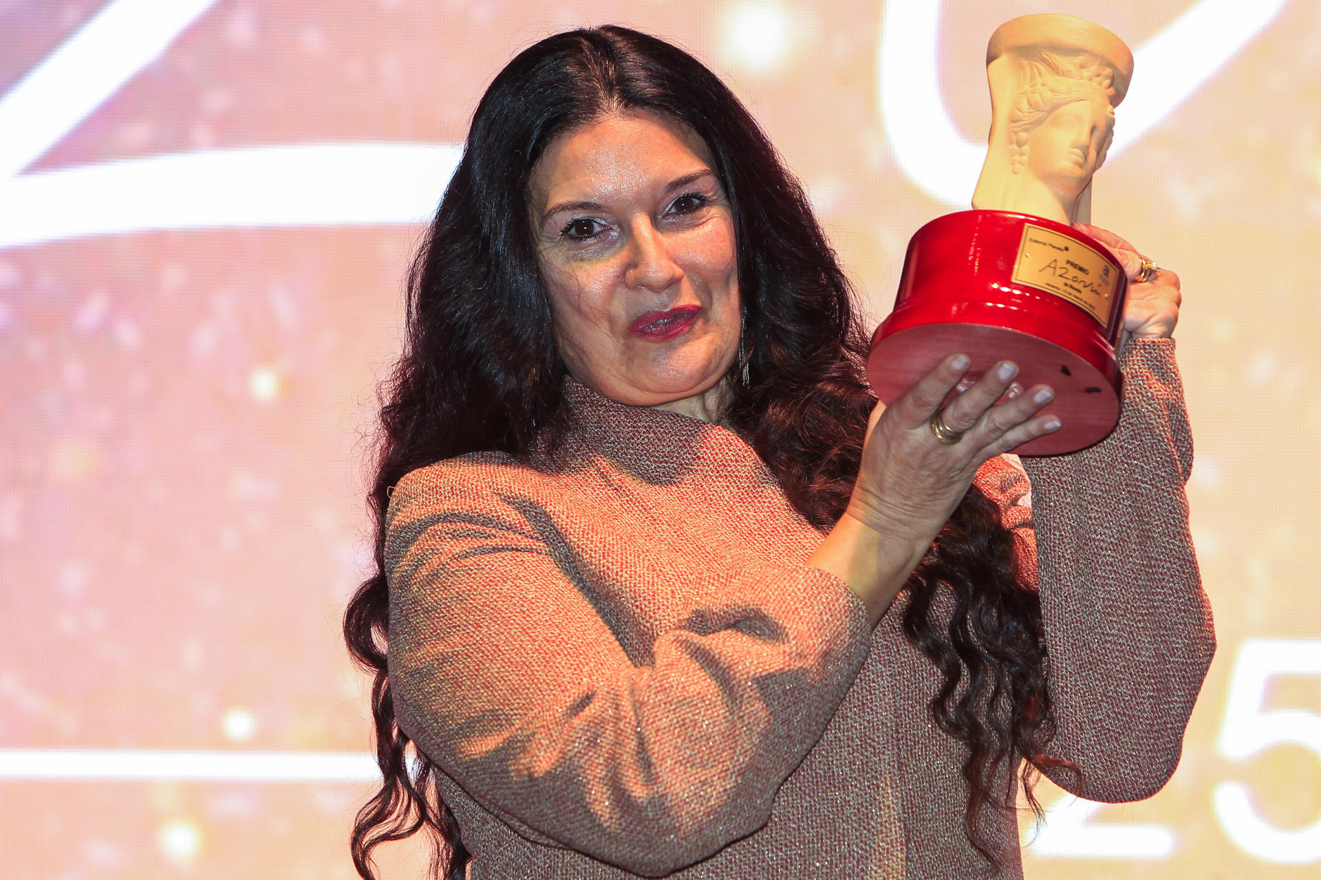 La escritora castellonense Rosario Raro recibe el Premio Azorín 2025 este jueves en Alicante. EFE/ Morell