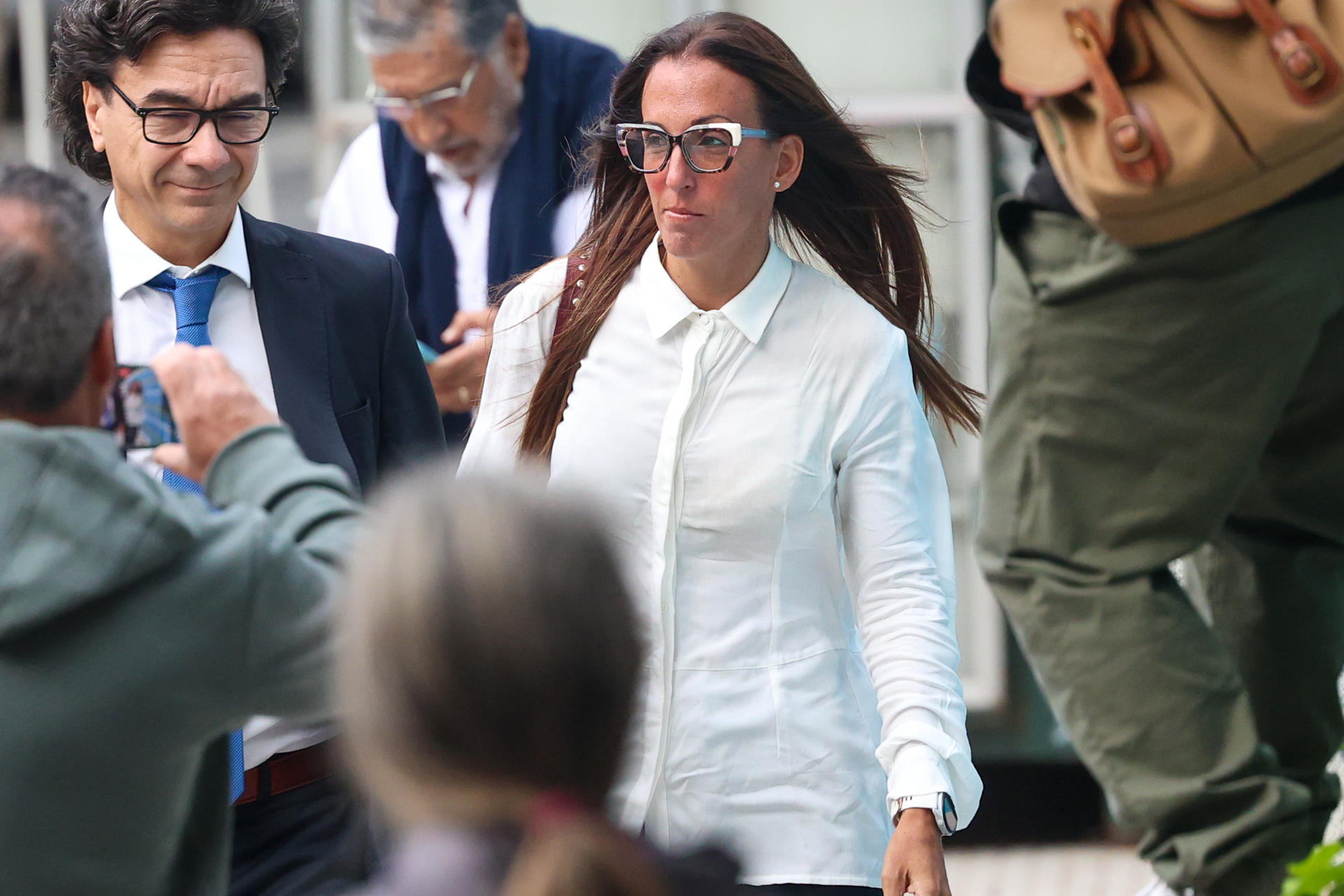 La psiquiatra Agustina Cosachov,imputada por la muerte de Diego Armando Maradona, llega este martes, a los tribunales de San Isidro en Buenos Aires, (Aregentina). EFE/ Juan Ignacio Roncoroni