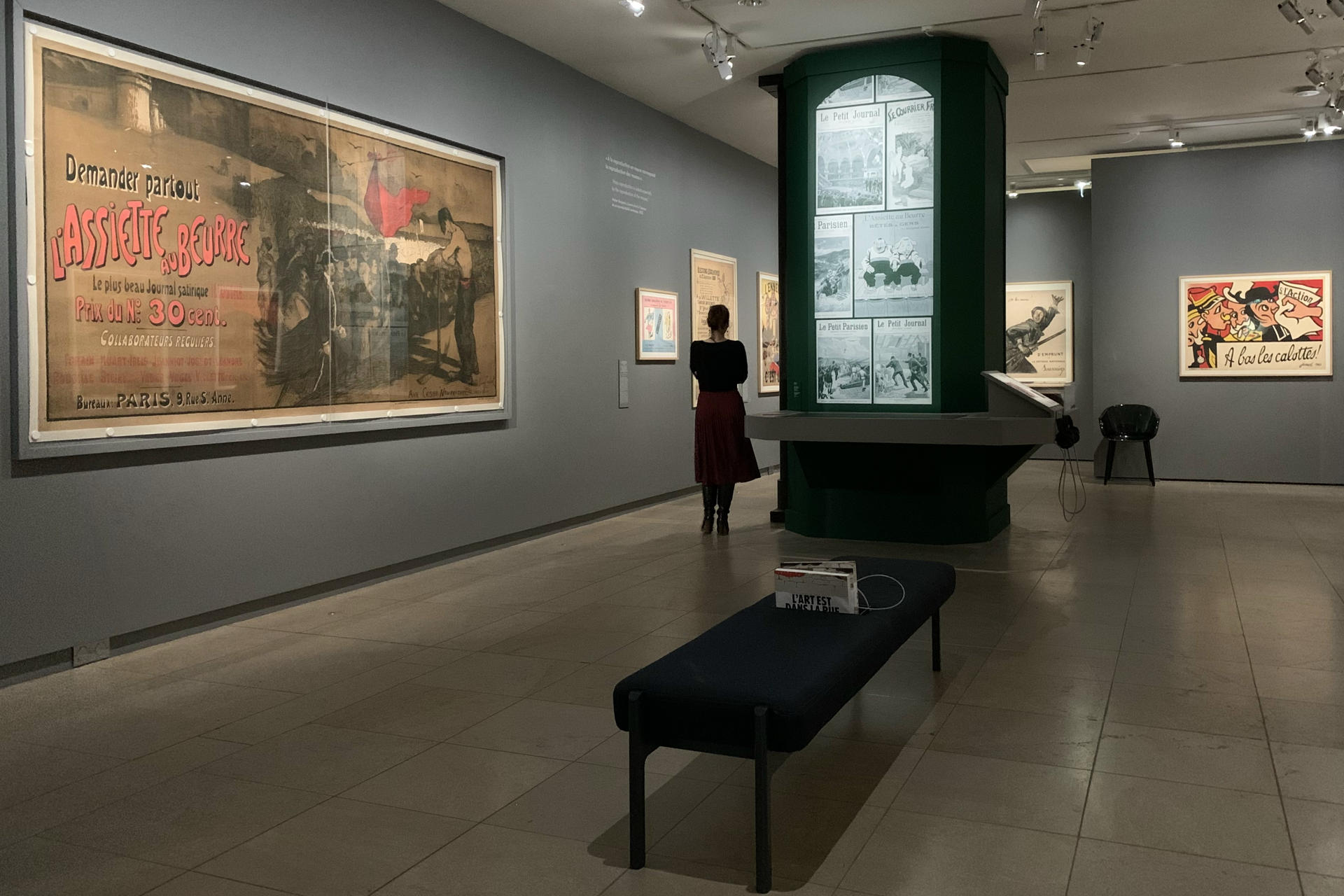 La exposición 'L'art est dans la rue' ('El arte está en la calle') en el Museo Orsay. EFE/ Val Torres