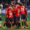 Los jugadores de Osasuna celebran el primer gol del equipo navarro durante el encuentro correspondiente a la jornada 28 de Laliga EA Sports en el estadio El Sadar, en Pamplona. EFE / Villar López.