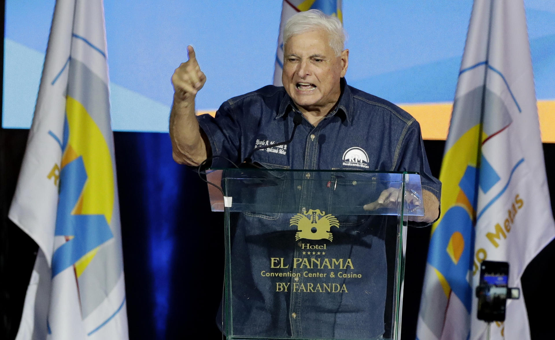 Fotografía de archivo del expresidente panameño Ricardo Martinelli. EFE/ Bienvenido Velasco