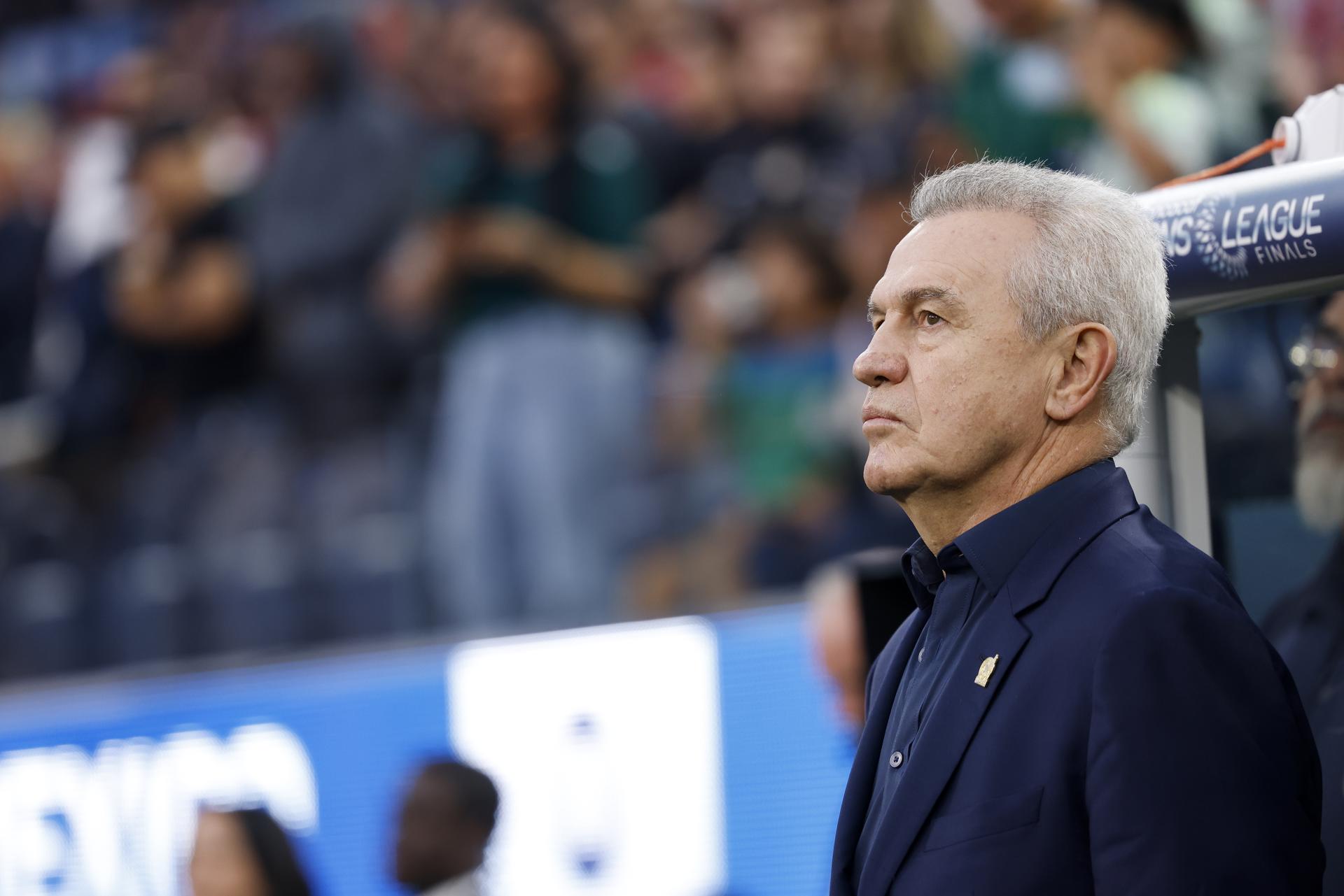 El técnico mexicano Javier Aguirre, durante la final de la Liga de Naciones de la CONCACAF que enfrentó a su selección contra Panamá. EFE/EPA/CAROLINE BREHMAN