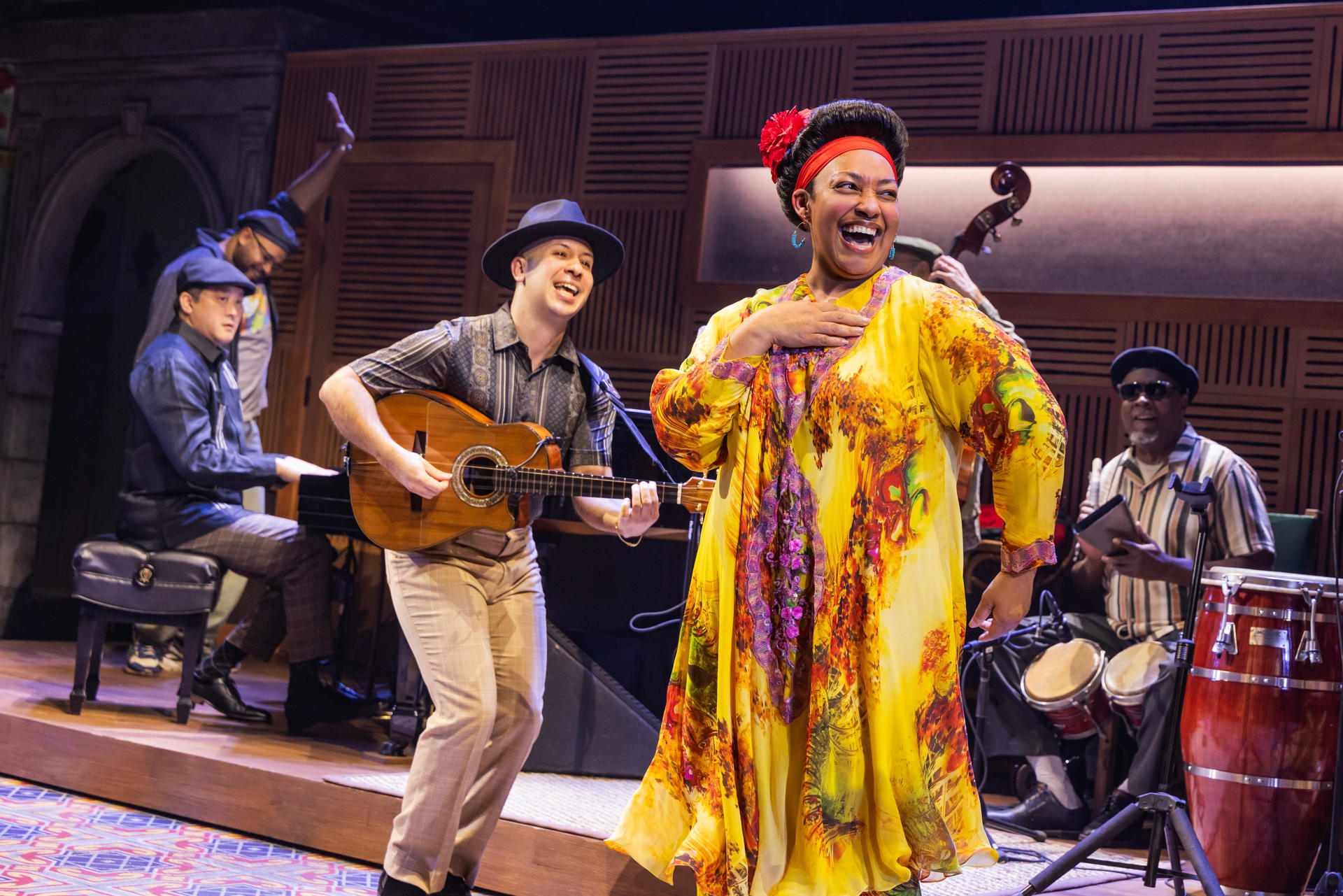 Fotografía cedida por Matthew Murphy de una escena durante el ensayo del musical 'Buena Vista Social Club'. EFE/Matthew Murphy