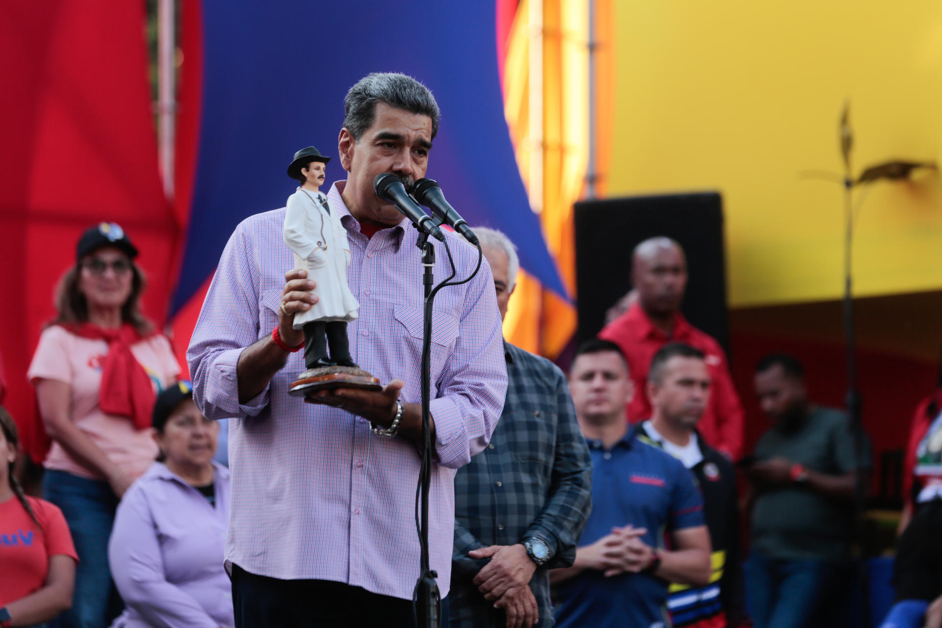 Fotografía de archivo cedida por Palacio de Miraflores del líder chavista, Nicolás Maduro. EFE/ Palacio De Miraflores