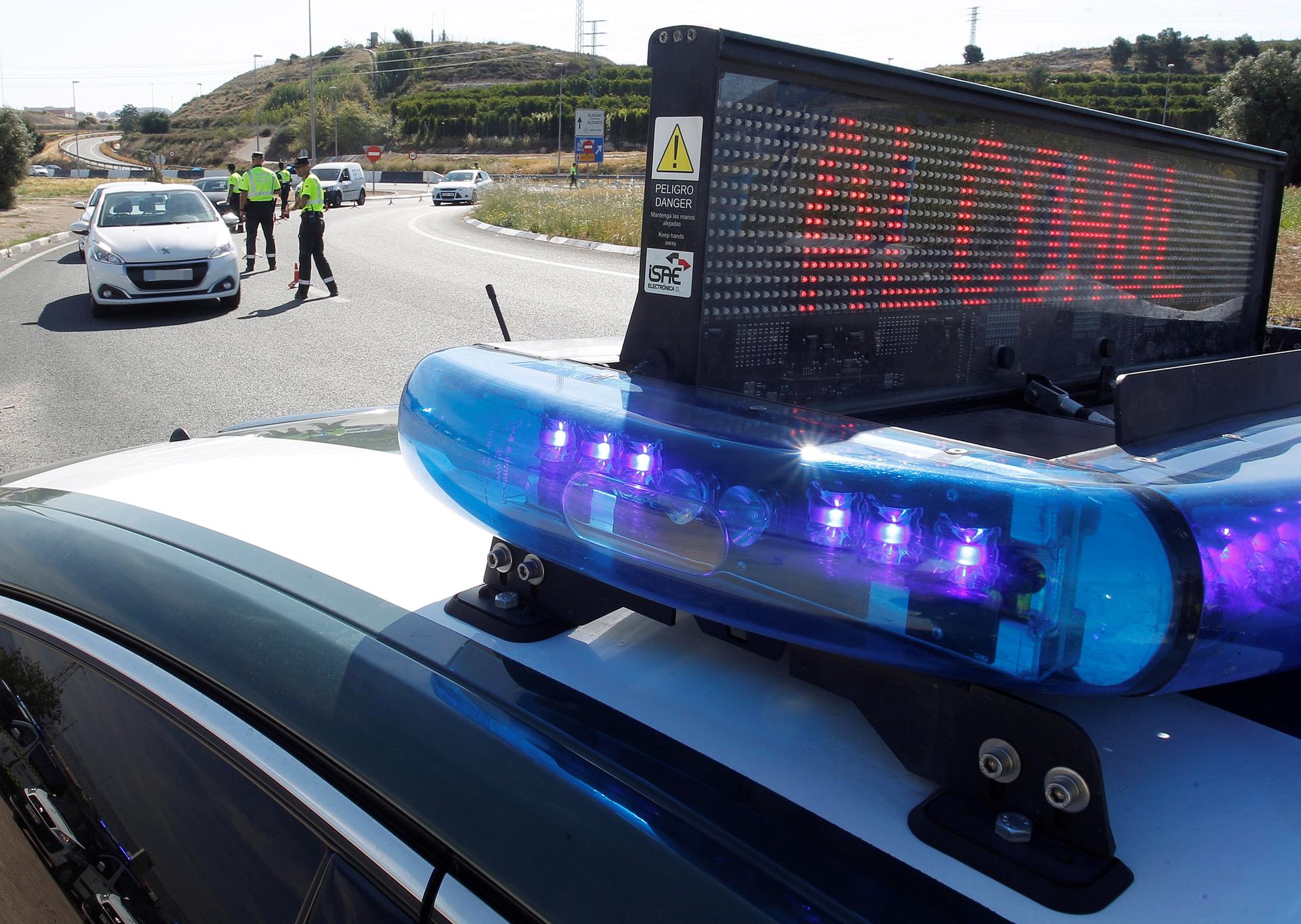 Control de alcoholemia y drogas. EFE/Pep Morell