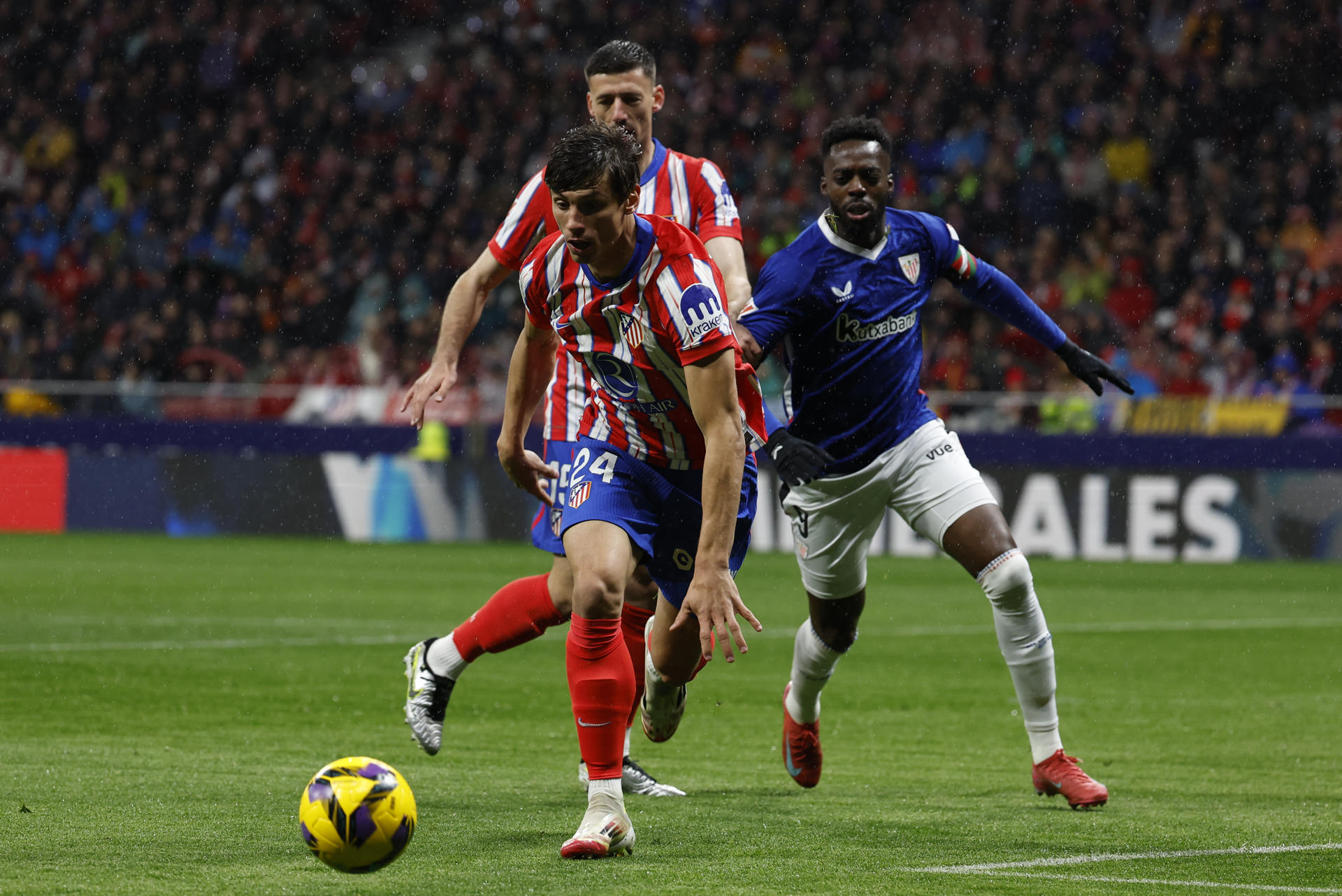 Le Normand, en un partido esta temporada. EFE/Chema Moya