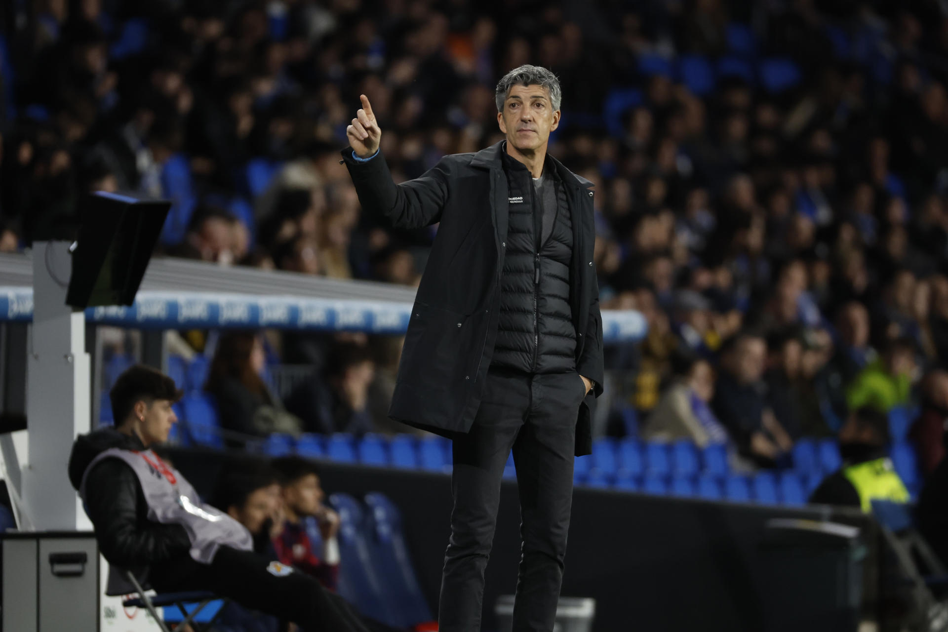 El entrenador de la Real Sociedad Imanol Alguacil.-EFE/ Javier Etxezarreta