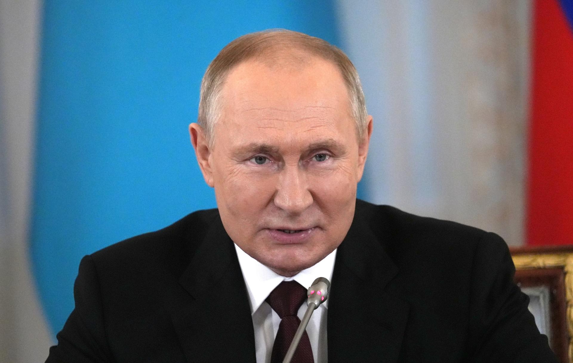 Foto archivo. Vladimir Putin (Rusia, San Petersburgo) EFE/EPA/Alexei Danichev/SPUTNIK/KREMLIN POOL MANDATORY CREDIT[MANDATORY CREDIT]
