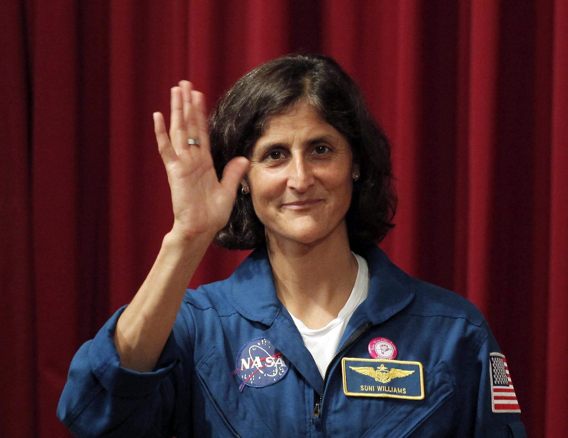 La astronauta indio-estadounidense Sunita Williams en una foto de archivo. EFE/Divyakant Solanki
