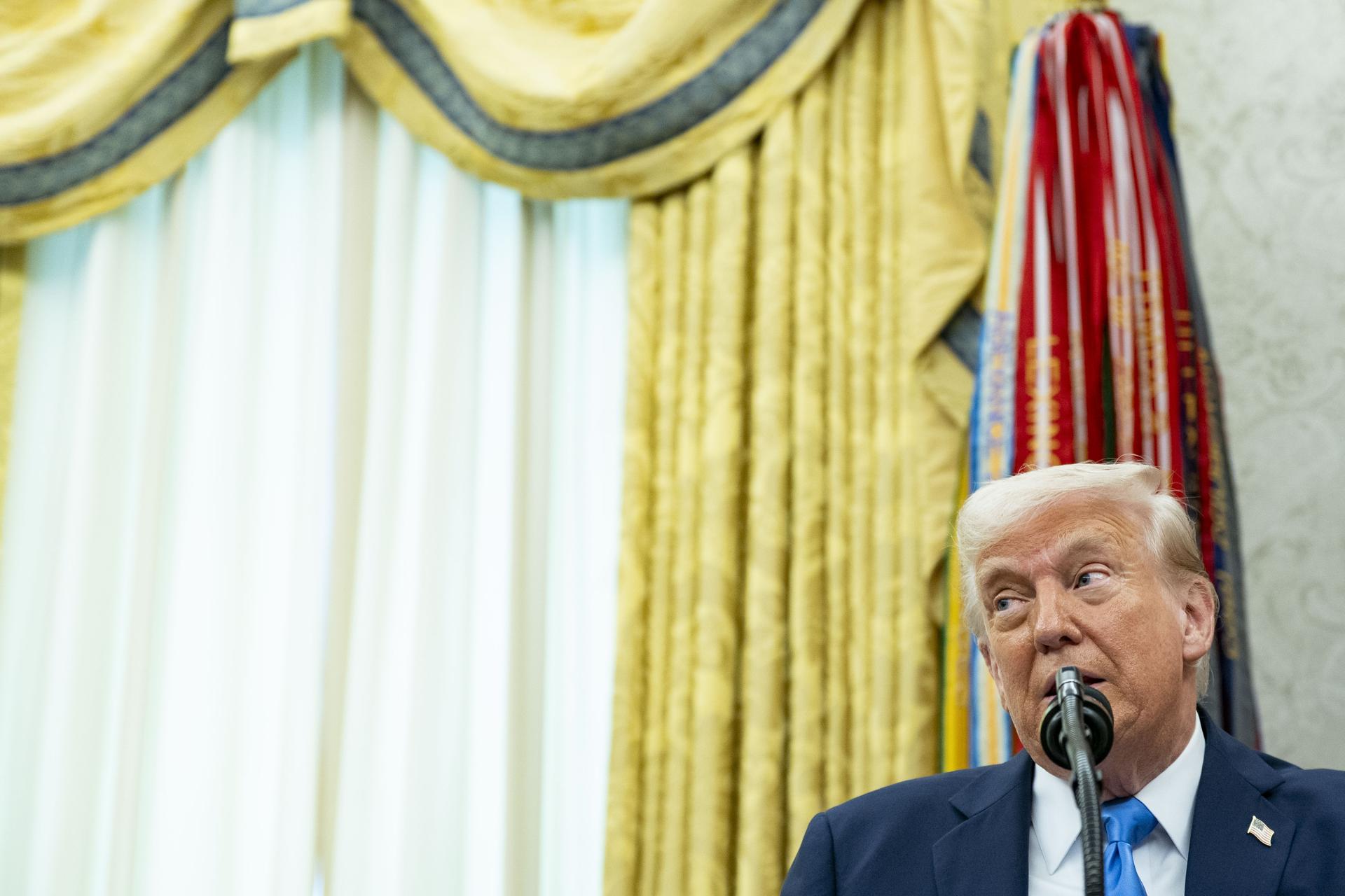 El presidente de EE.UU., Donald Trump. EFE/Bonnie Cash