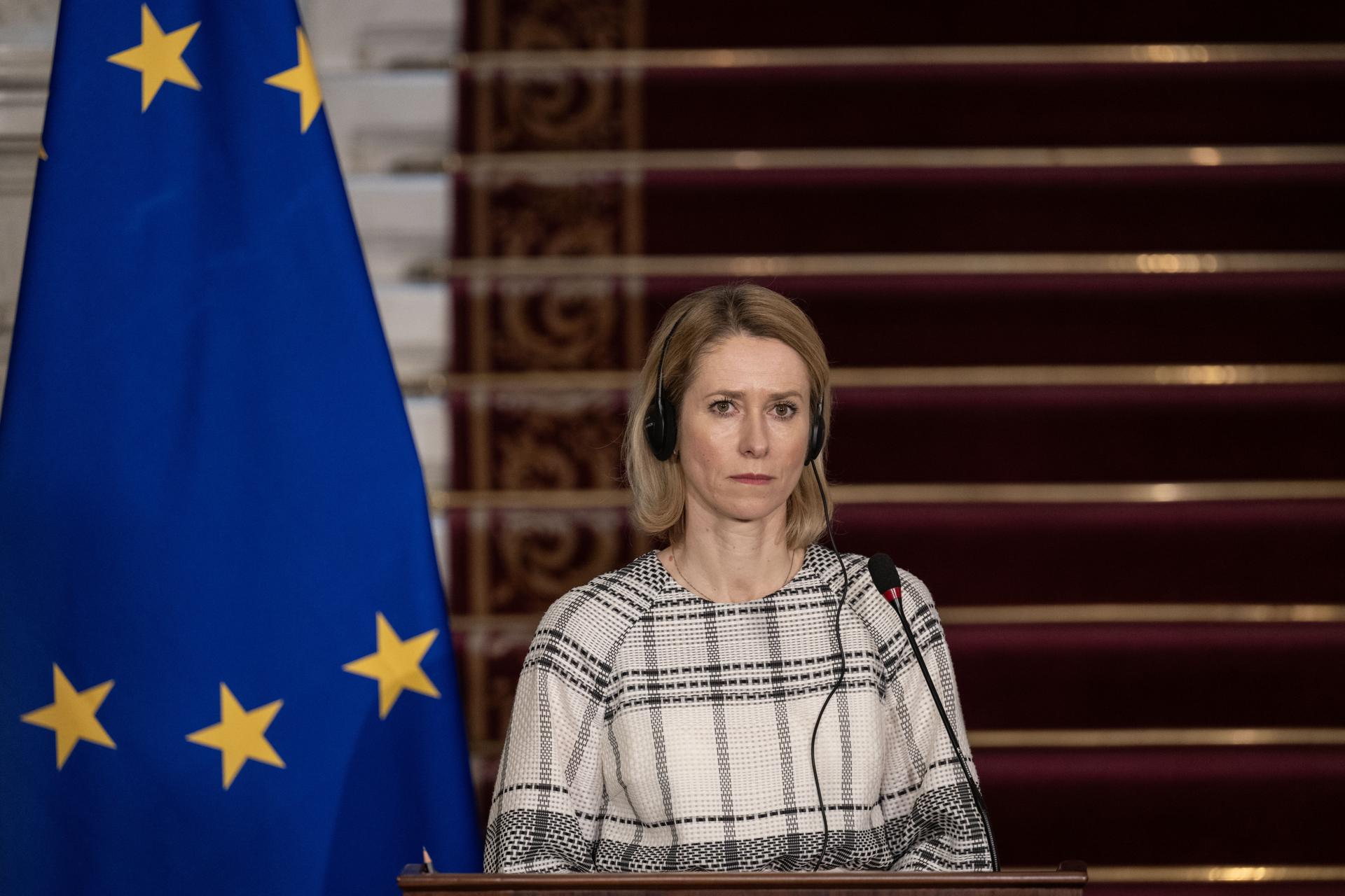 Imagen de archivo de la alta representante de la Unión Europea (UE) para la Política Exterior, Kaja Kallas. EFE/EPA/MOHAMED HOSSAM