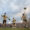 Jugadores de la selección argentina participan en un entrenamiento a beneficio de las víctimas de la inundación de Bahía Blanca. EFE/Juan Ignacio Roncoroni