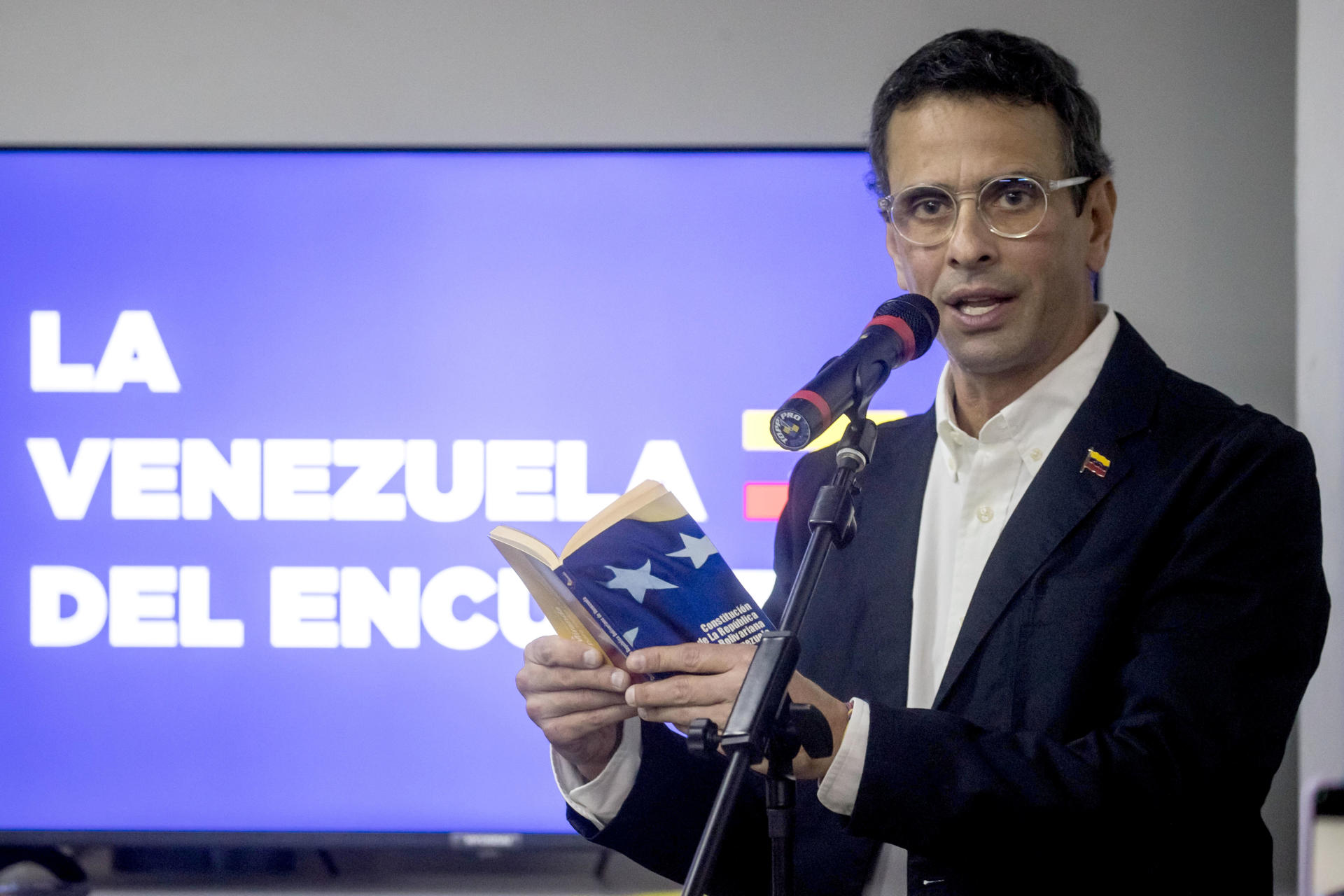 Fotografía de archivo que muestra al dos veces candidato a la presidencia de Venezuela Henrique Capriles. EFE/ Miguel Gutiérrez/ARCHIVO