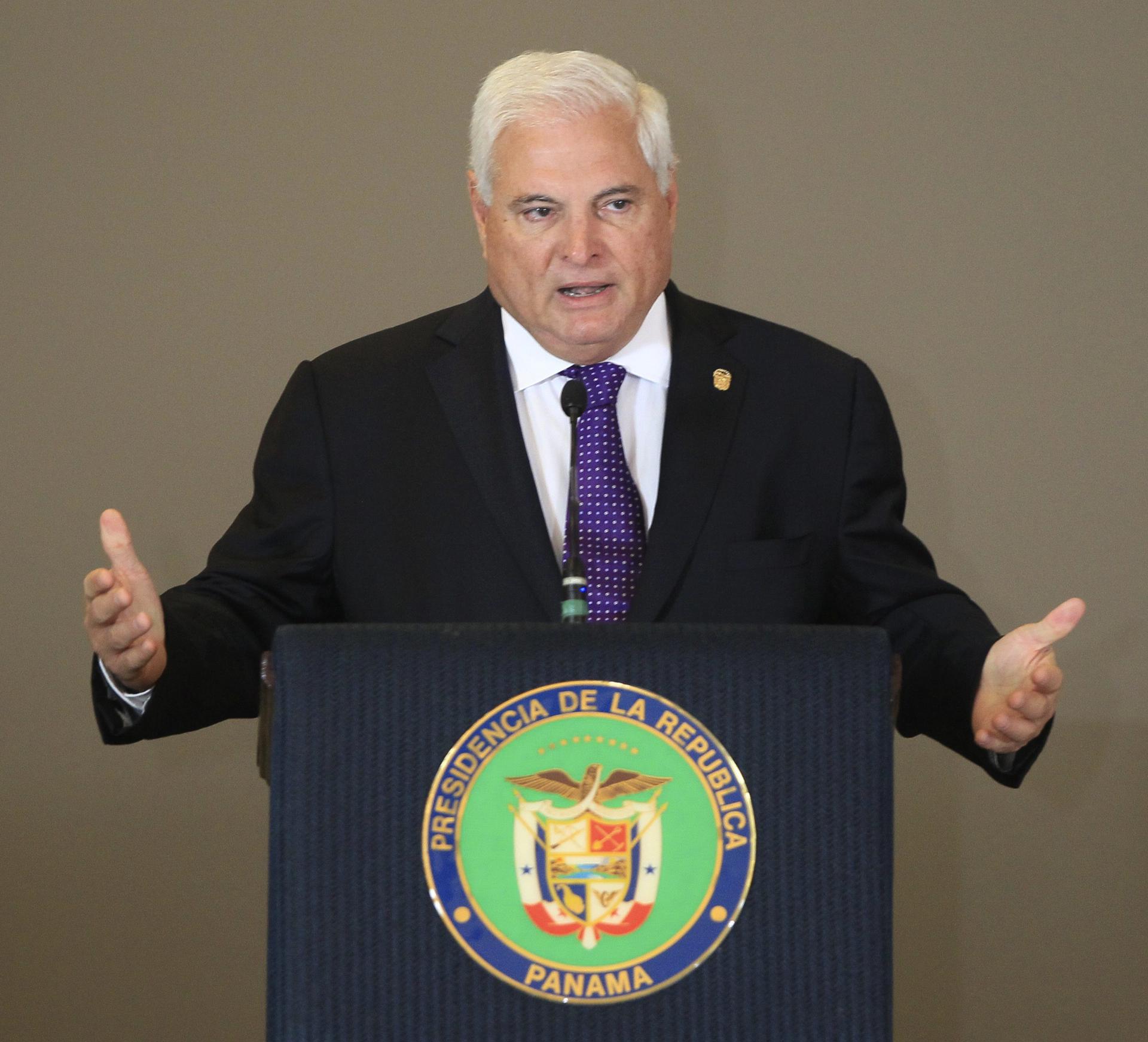 El expresidente de Panamá, Ricardo Martinelli, en una foto de archivo. EFE/Alejandro Bolívar