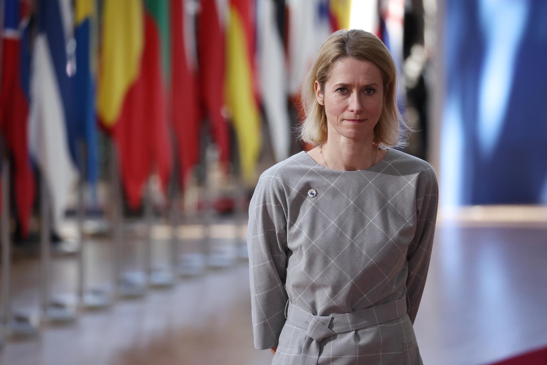 Fotografía de archivo de la vicepresidenta de la Comisión Europea y alta representante de la Unión Europea para Asuntos Exteriores y Política de Seguridad, Kaja Kallas, EFE/EPA/ CHRISTOPHE PETIT TESSON ARCHIVO