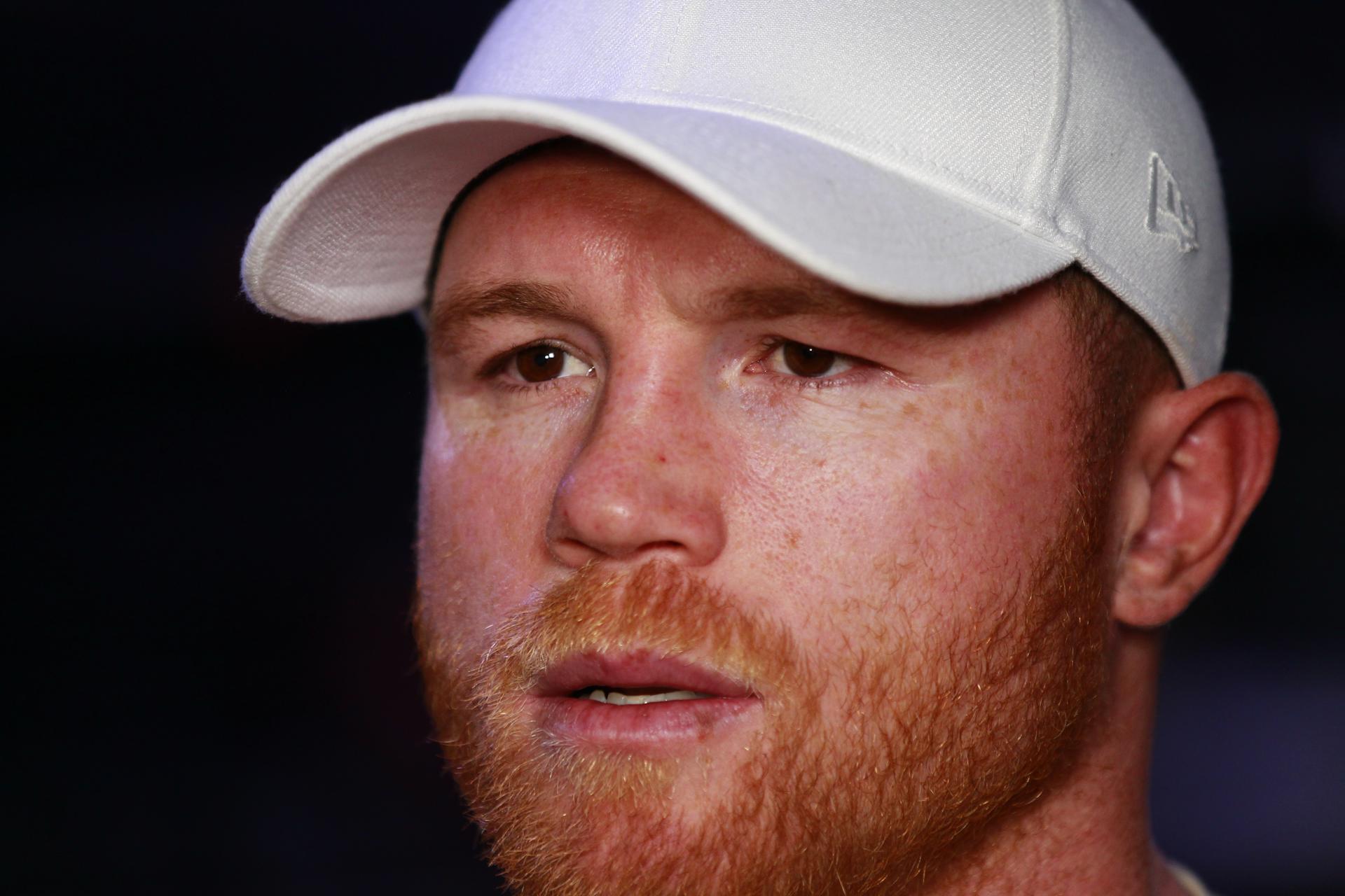 El boxeador mexicano Saúl "Canelo" Álvarez, en una imagen de archivo. EFE/ Francisco Guasco