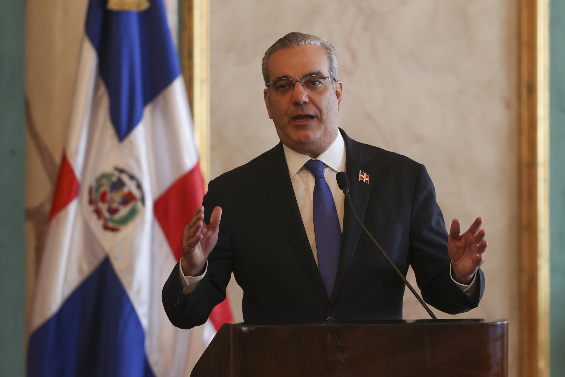 El presidente de República Dominicana, Luis Abinader, en una foto de archivo. EFE/ Orlando Barría