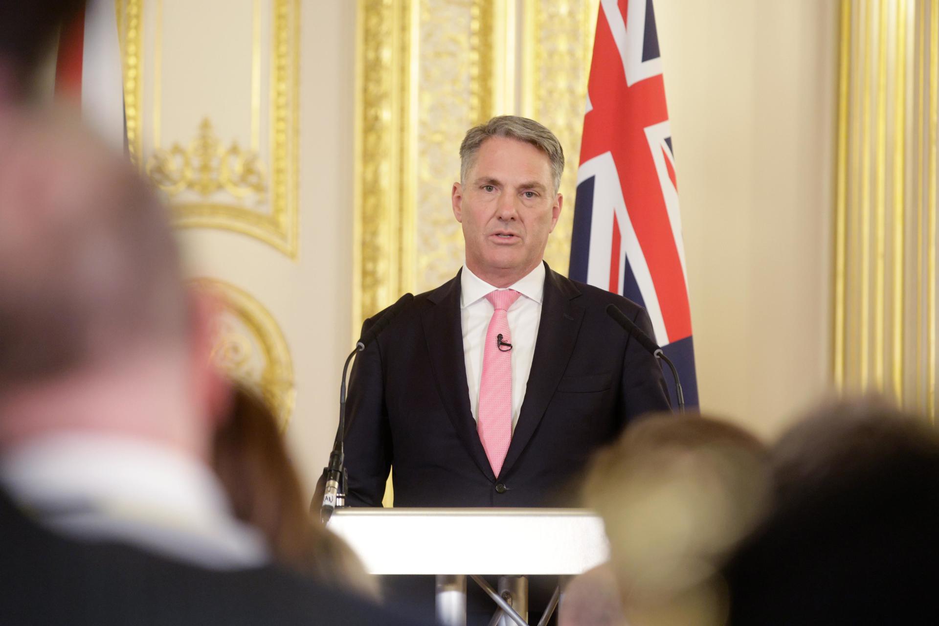 Fotografía de archivo del ministro australiano de Defensa, Richard Marles.
EFE/EPA/JASON ALDEN / POOL