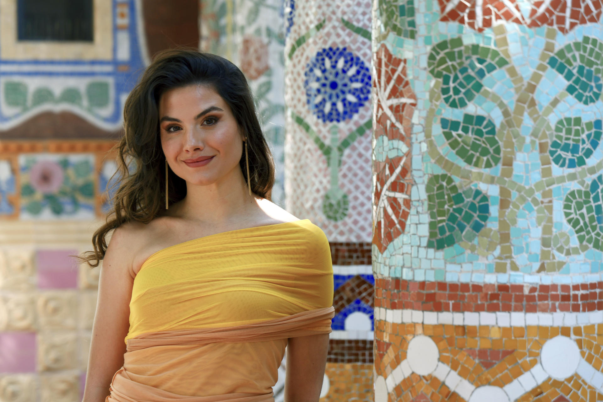 La soprano catalana Serena Sáenz, una de las voces más pujantes del panorama operístico internacional, durante la presentación del disco. EFE/Quique García