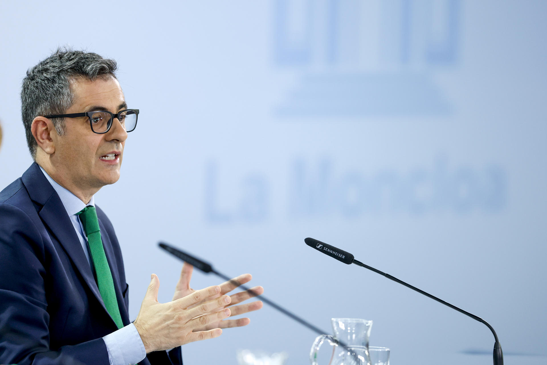 Imagen de archivo del ministro de Justicia, Félix Bolaños. EFE/ Mariscal