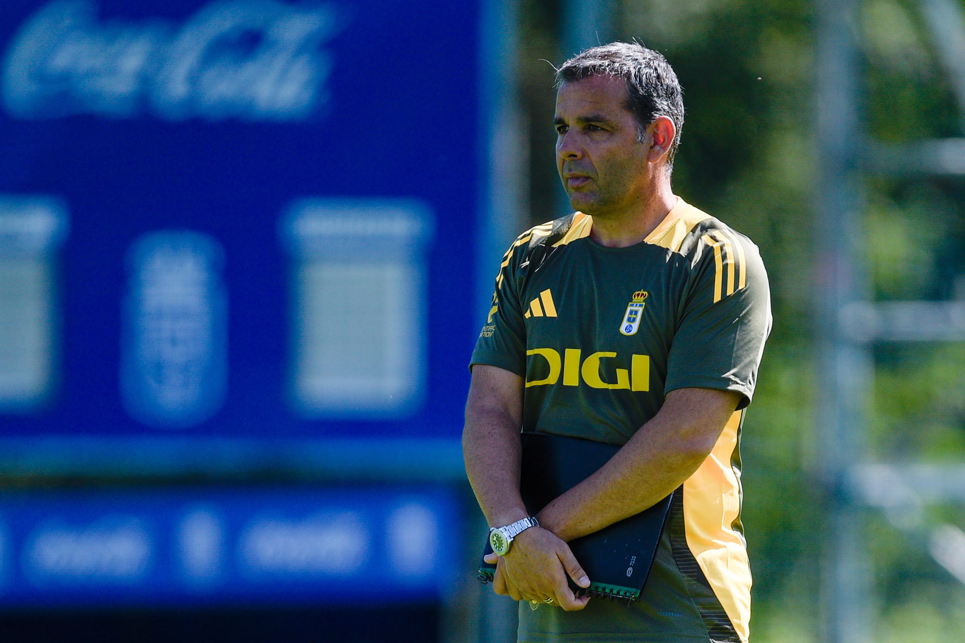 El exentrenador del Real Oviedo, Javier Calleja en foto de archivo de Paco Paredes. EFE