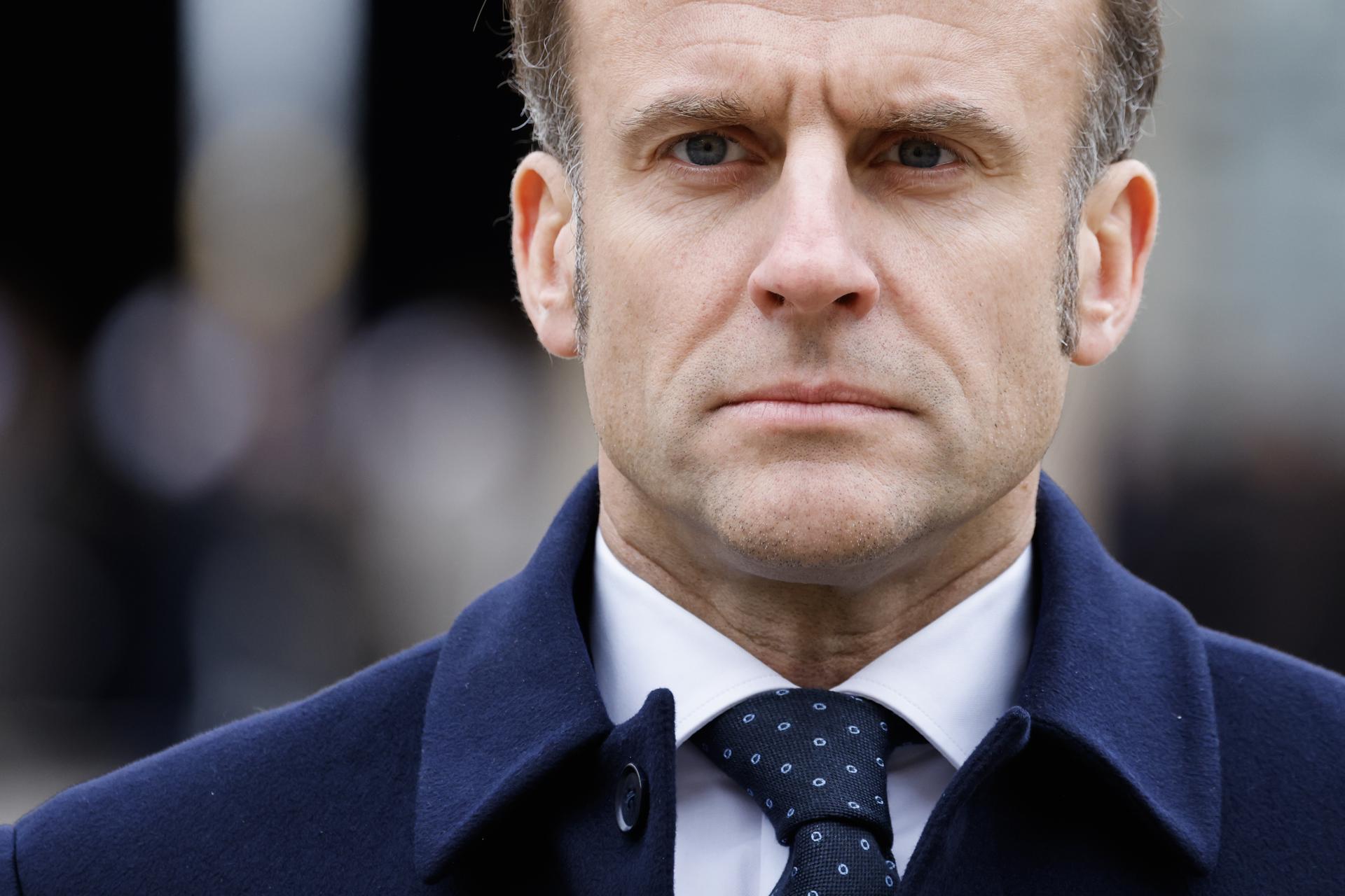 El presidente de Francia, Emmanuel Macron. Francia EFE/EPA/LUDOVIC MARIN / POOL MAXPPP OUT