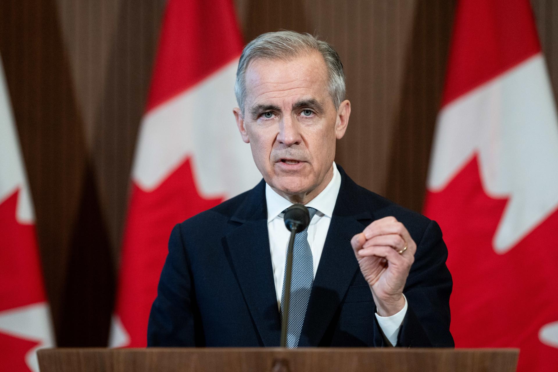 El primer ministro de Canadá, Mark Carney. EFE/Spencer Colby