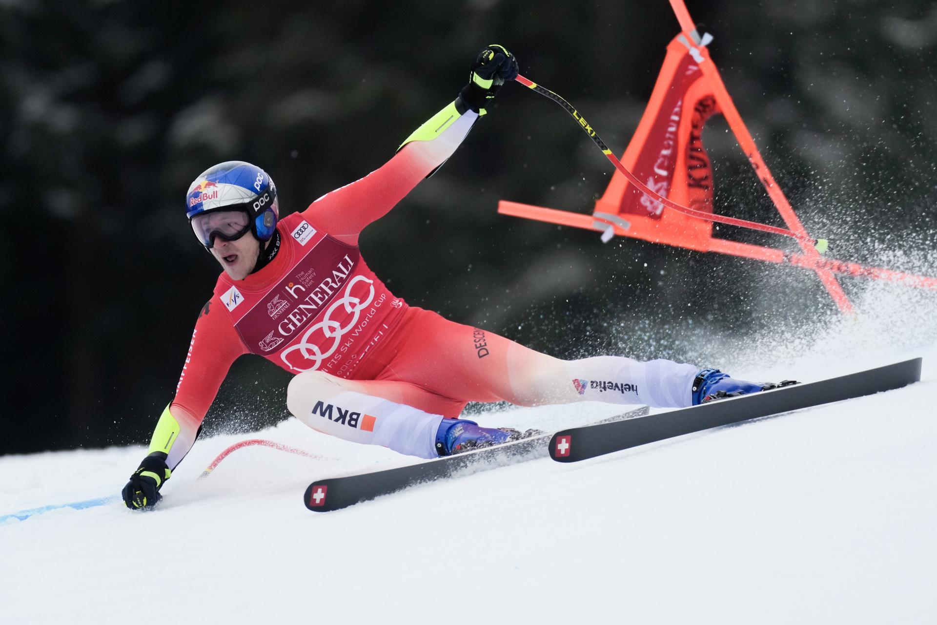 El suizo Marco Odematt en Kvitfjell (Noruega) EFE/EPA/CORNELIUS POPPE