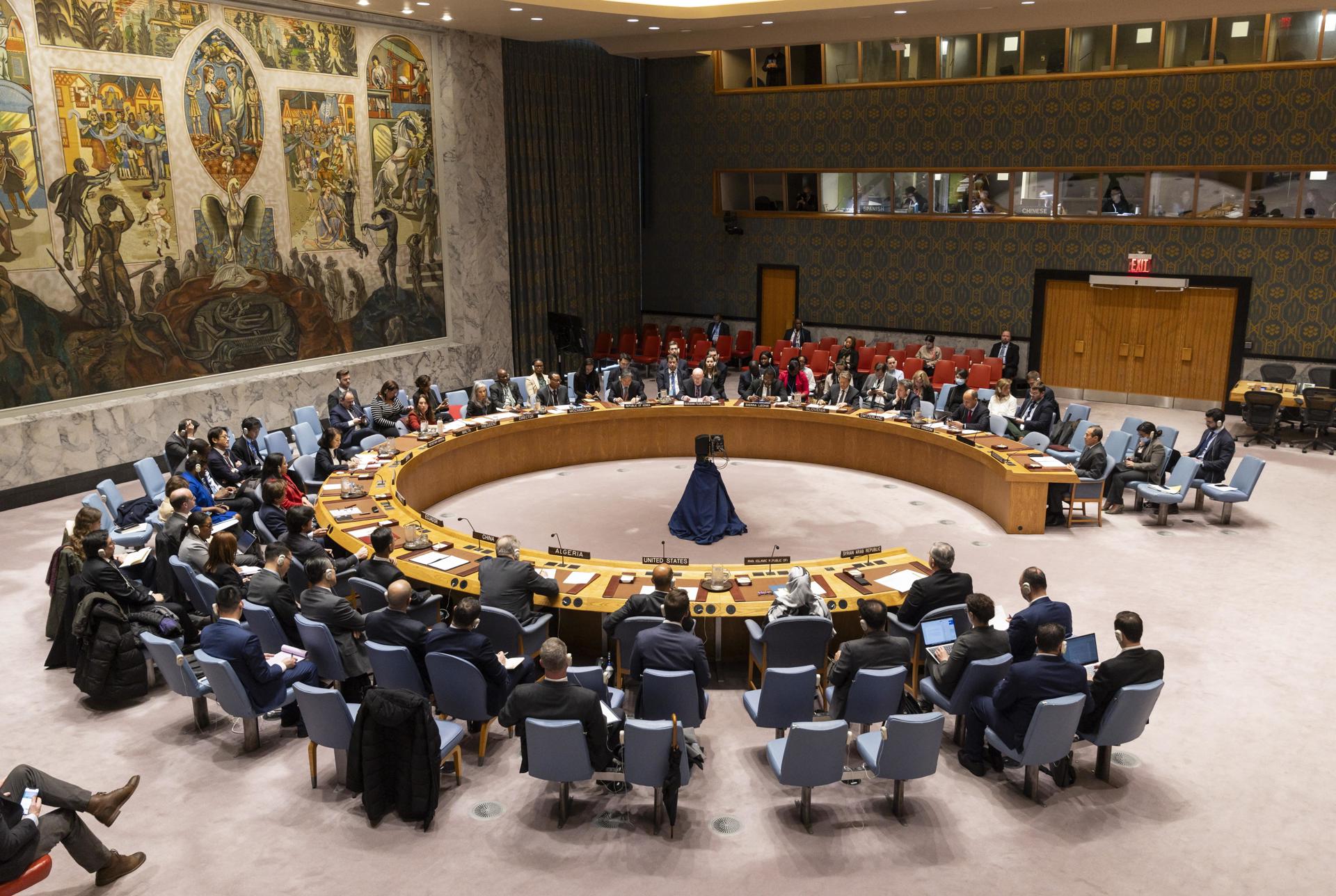 Fotografía de archivo del consejo de seguridad de la ONU. EFE/ JUSTIN LANE