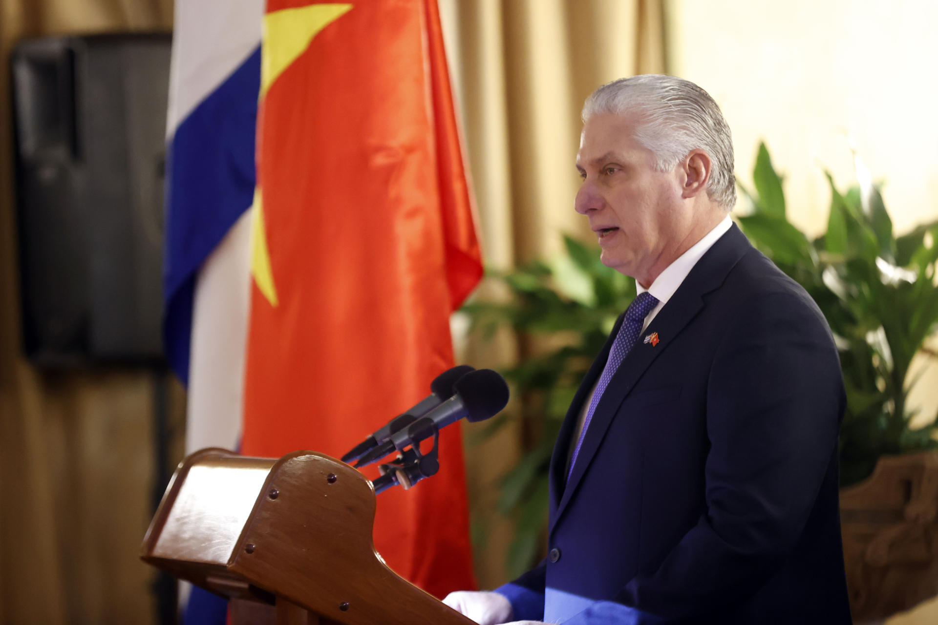 El presidente de Cuba, Miguel Díaz-Canel, en una fotografía de archivo. EFE/ Ernesto Mastrascusa