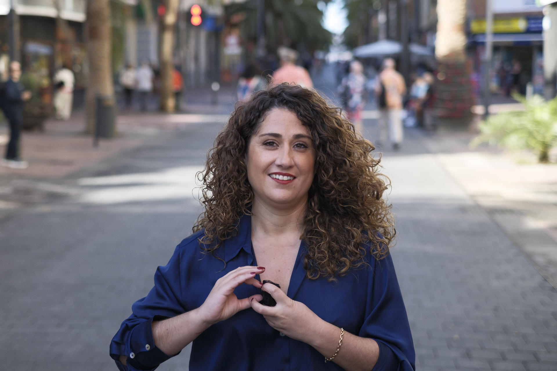 La secretaria de Política Económica y Transformación Digital del PSOE, Enma López.EFE/Ángel Medina G.