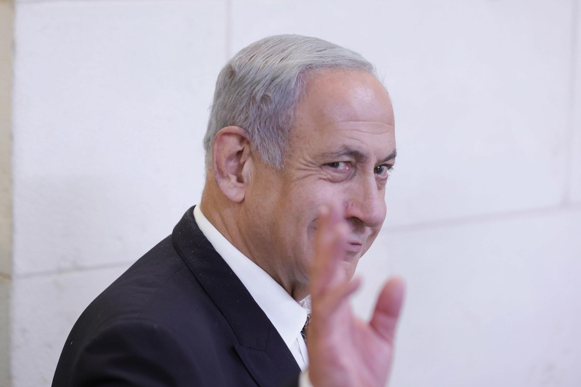 Imagen de archivo del primer ministro israelí, Benjamín Netanyahu. EFE/EPA/ABIR SULTAN / POOL