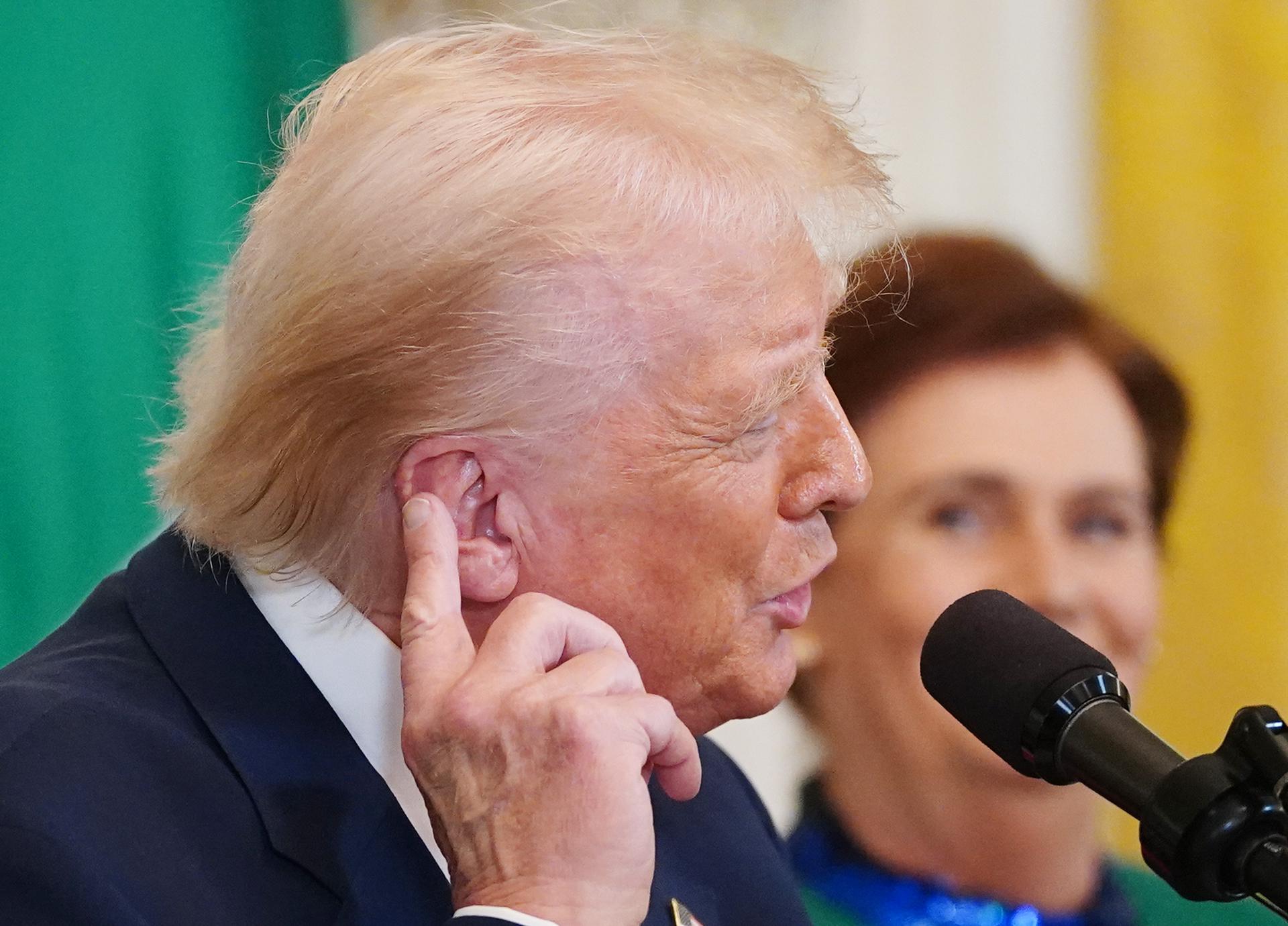 Fotografía de archivo en la que se registró al presidente de Estados Unidos, Donald Trump. EFE/Bonnie Cash/Pool