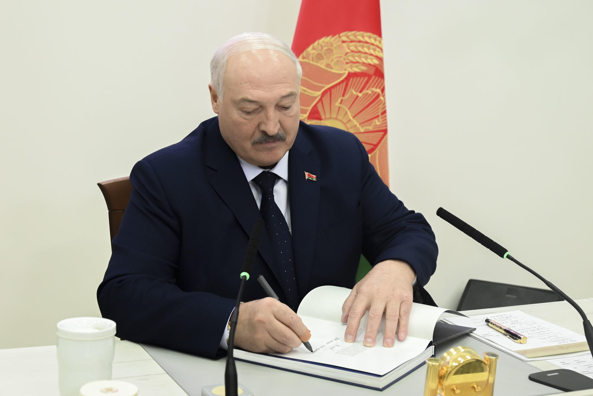Imagen de Archivo del presidente bielorruso, Alexandr Lukashenko.
EFE/ Ignacio Ortega