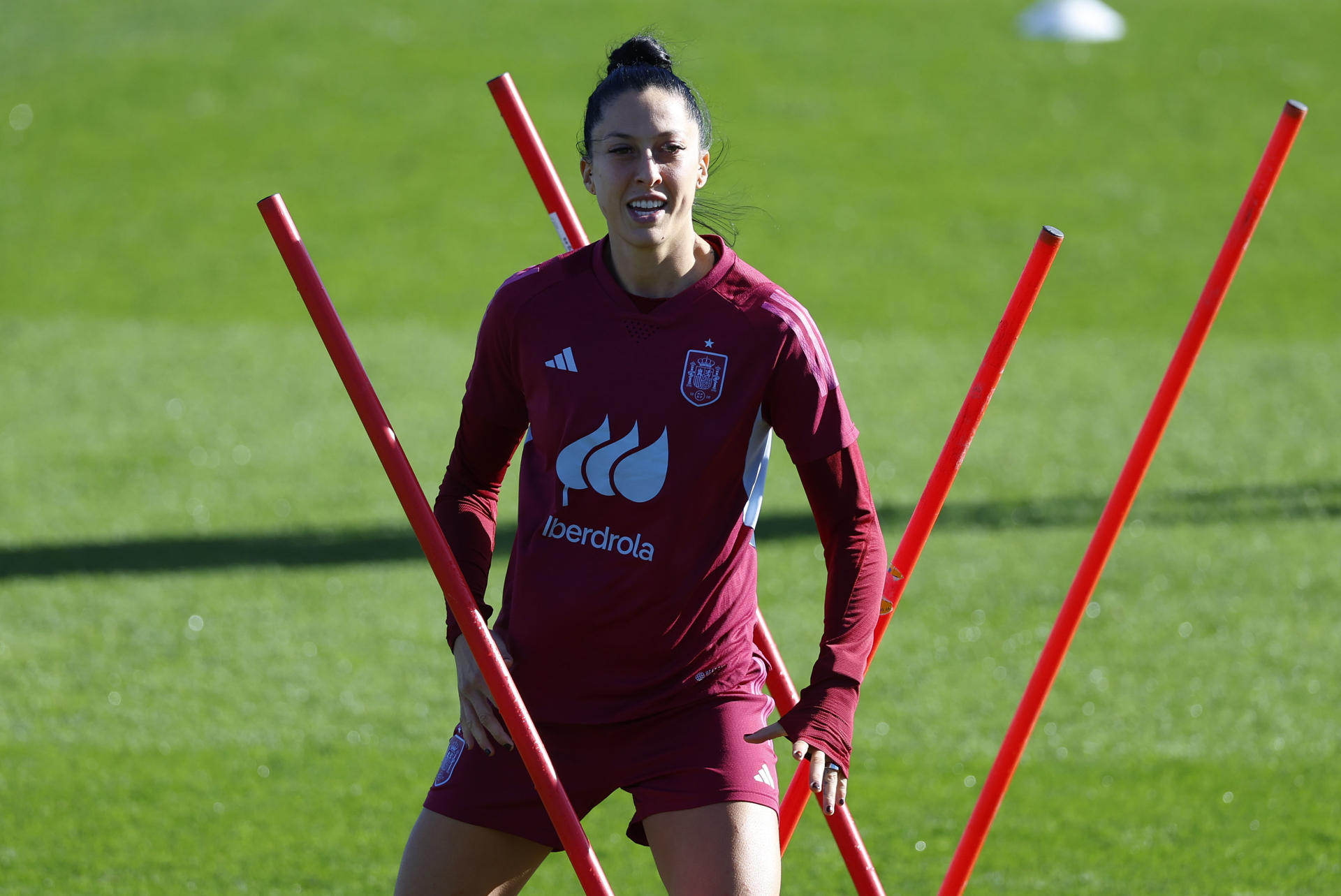 La centrocampista de la selección española Jenni Hermoso. EFE/ Mariscal