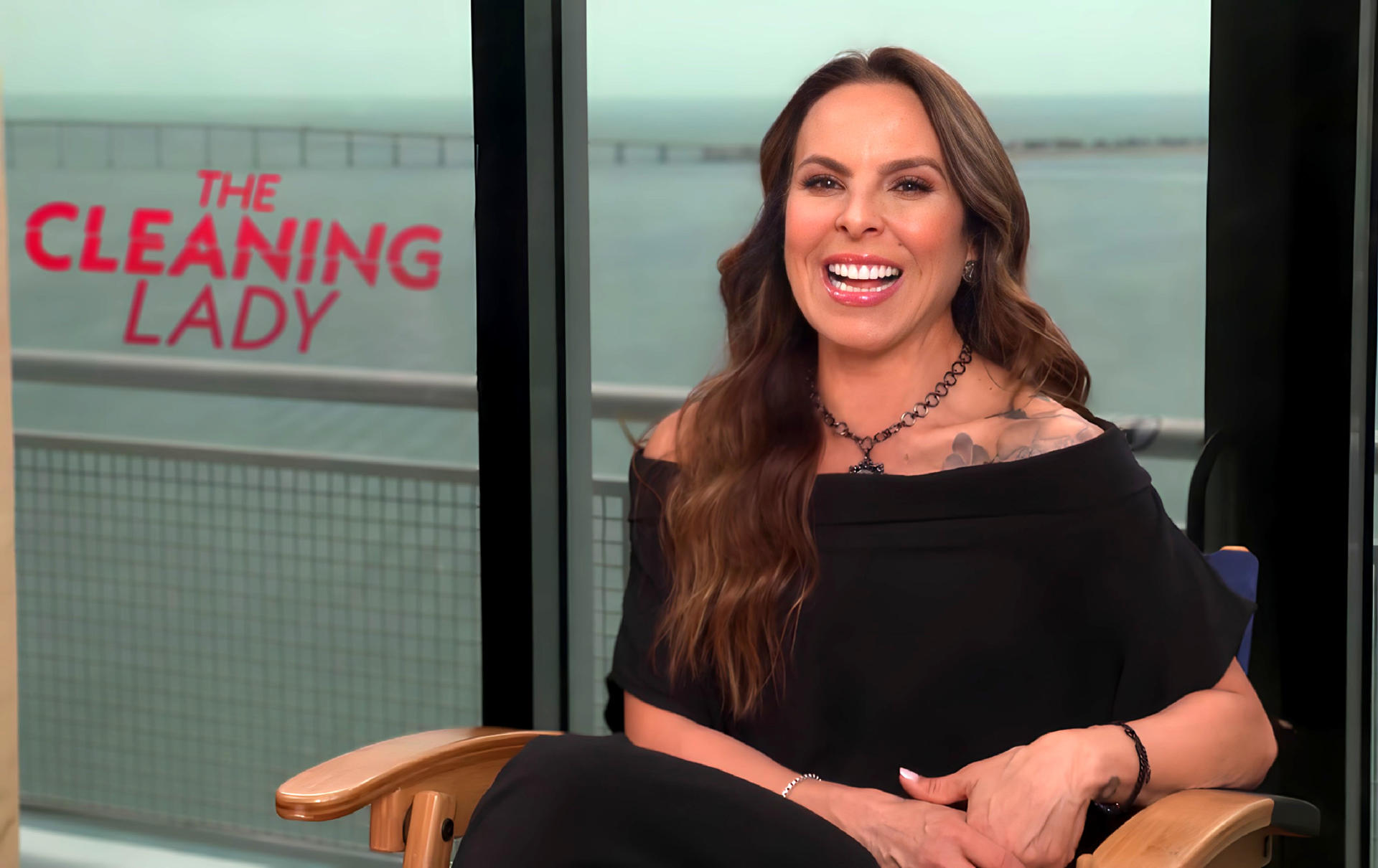 La actriz mexicana Kate del Castillo habla durante una entrevista con EFE este lunes, en Miami, Florida (Estados Unidos). EFE/ Alicia Civita