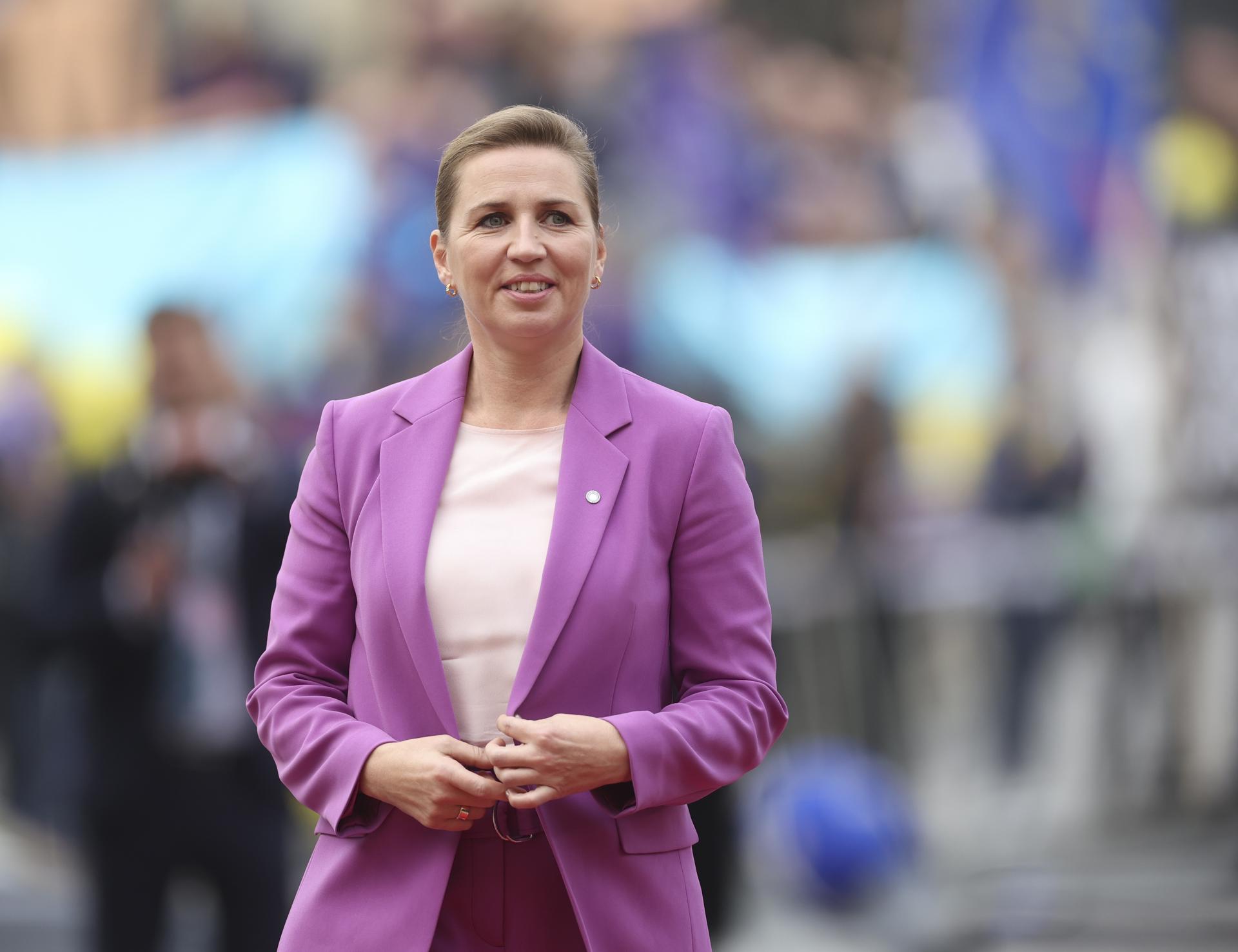 Foto archivo. Primera ministra de Dinamarca, Mette Frederiksen. EFE/EPA/MARTIN DIVISEK