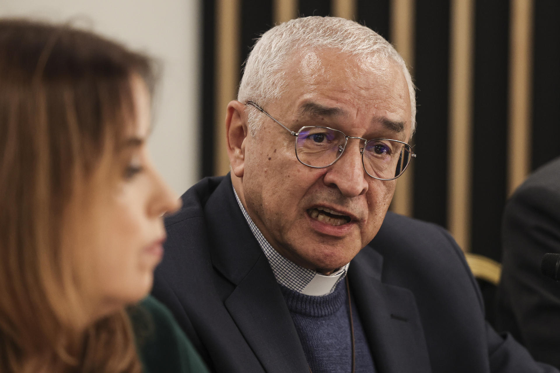 Fotografía de archivo en la que se registró al obispo de Leiria-Fátima y presidente de la Conferencia Episcopal Portuguesa (CEP), José Ornelas Carvalho. EFE/João Relvas