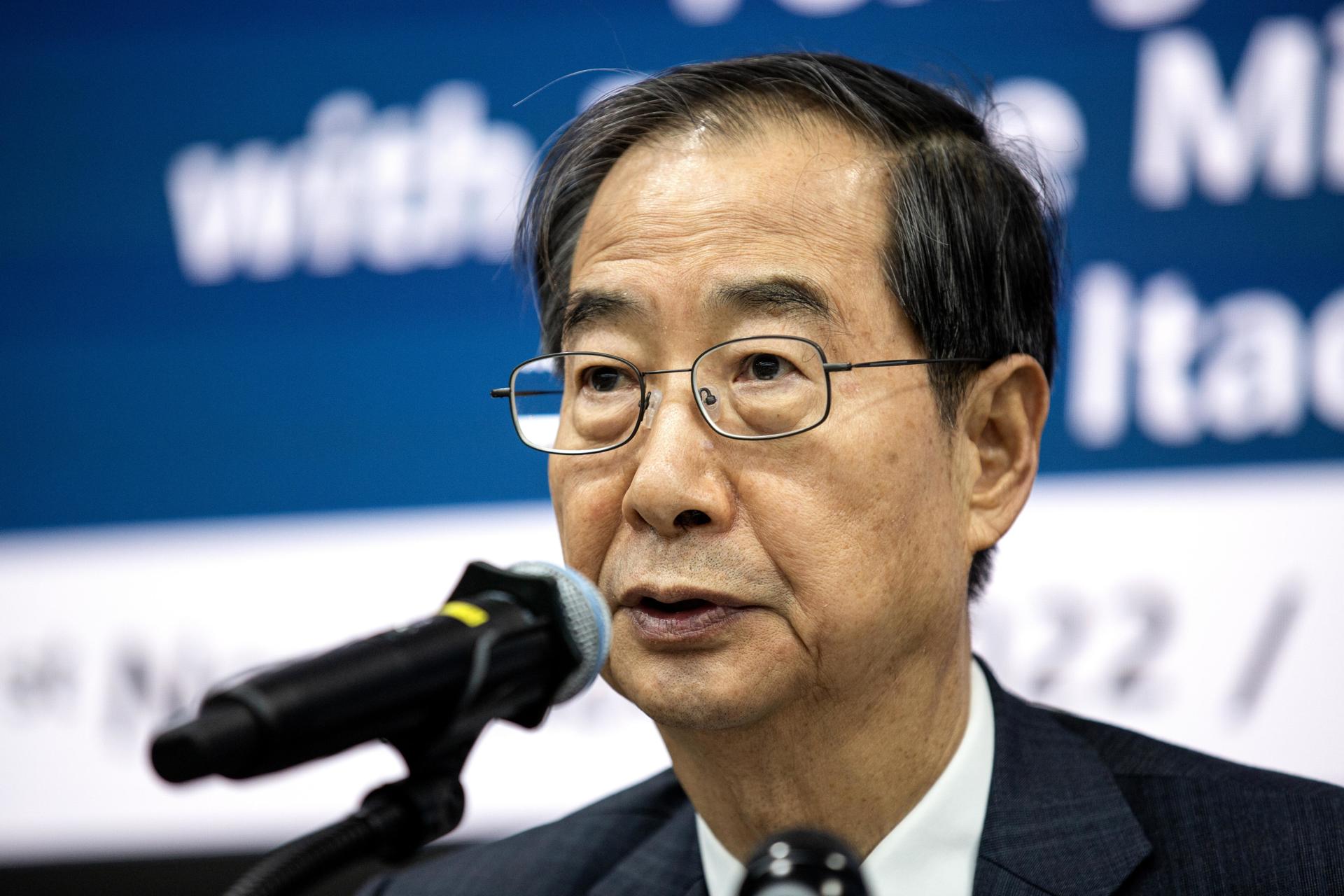 El primer ministro surcoreano, Han Duck-soo, en una foto de archivo. EFE/EPA/JEON HEON-KYUN